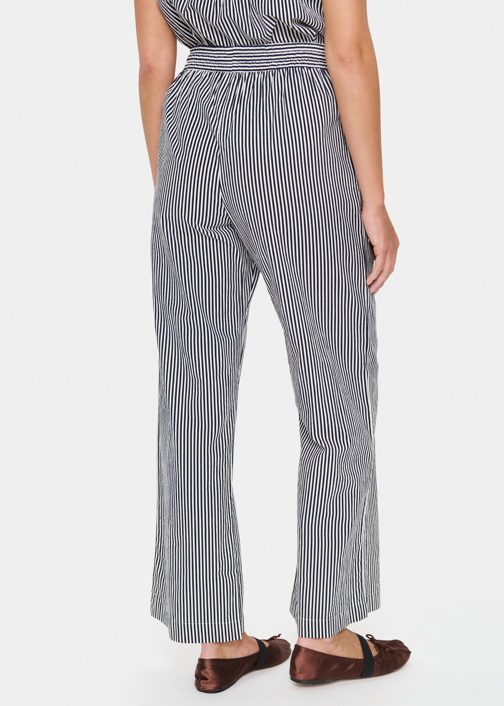 Saint Tropez Saint Tropez Zalinda Stripe Pants - Ice Nightsky Strip