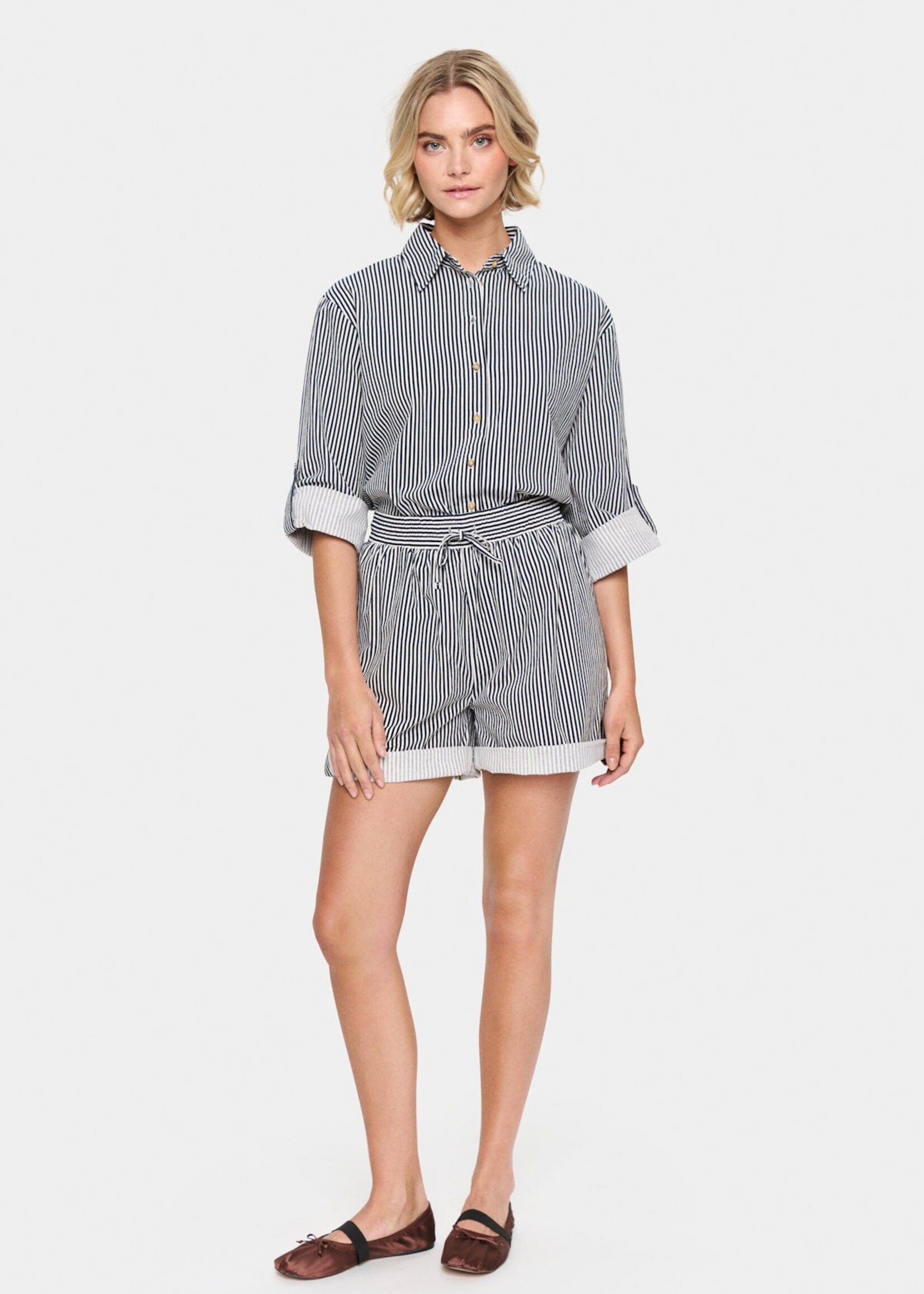 Saint Tropez Saint Tropez Zalinda Shorts - Ice Nightsky Strip