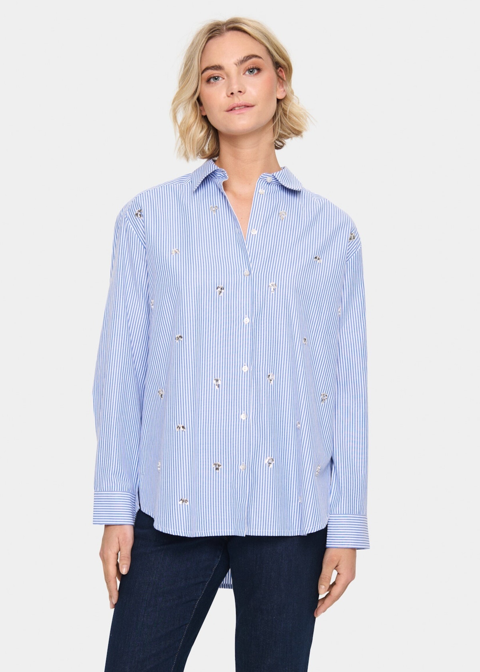 Saint Tropez Saint Tropez Chemise Juno - Nautical Blue