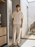 Casual Friday Casual Friday Polo Easton SS Knit - Egret