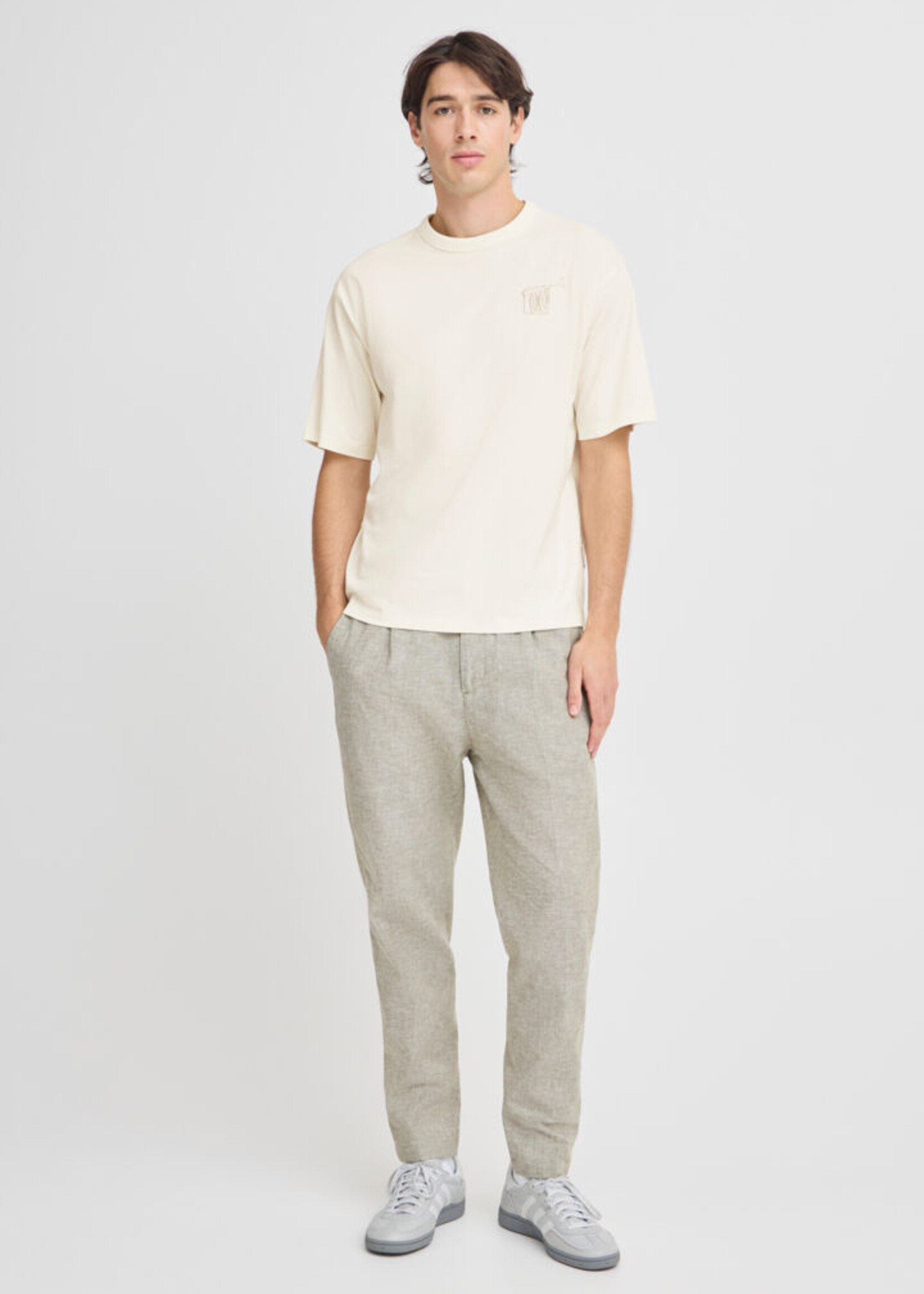Casual Friday Casual Friday Archer Tee With Back Print - Egret