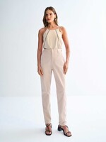 Lez A Lez Lez A Lez High Waist Trousers W/Elasticity - Beige