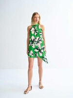 Lez A Lez Lez A Lez Asymmetrical Jumpsuit - Green Wonder
