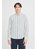 Casual Friday Casual Friday Dylan LS Striped Shirt - Estate Blue