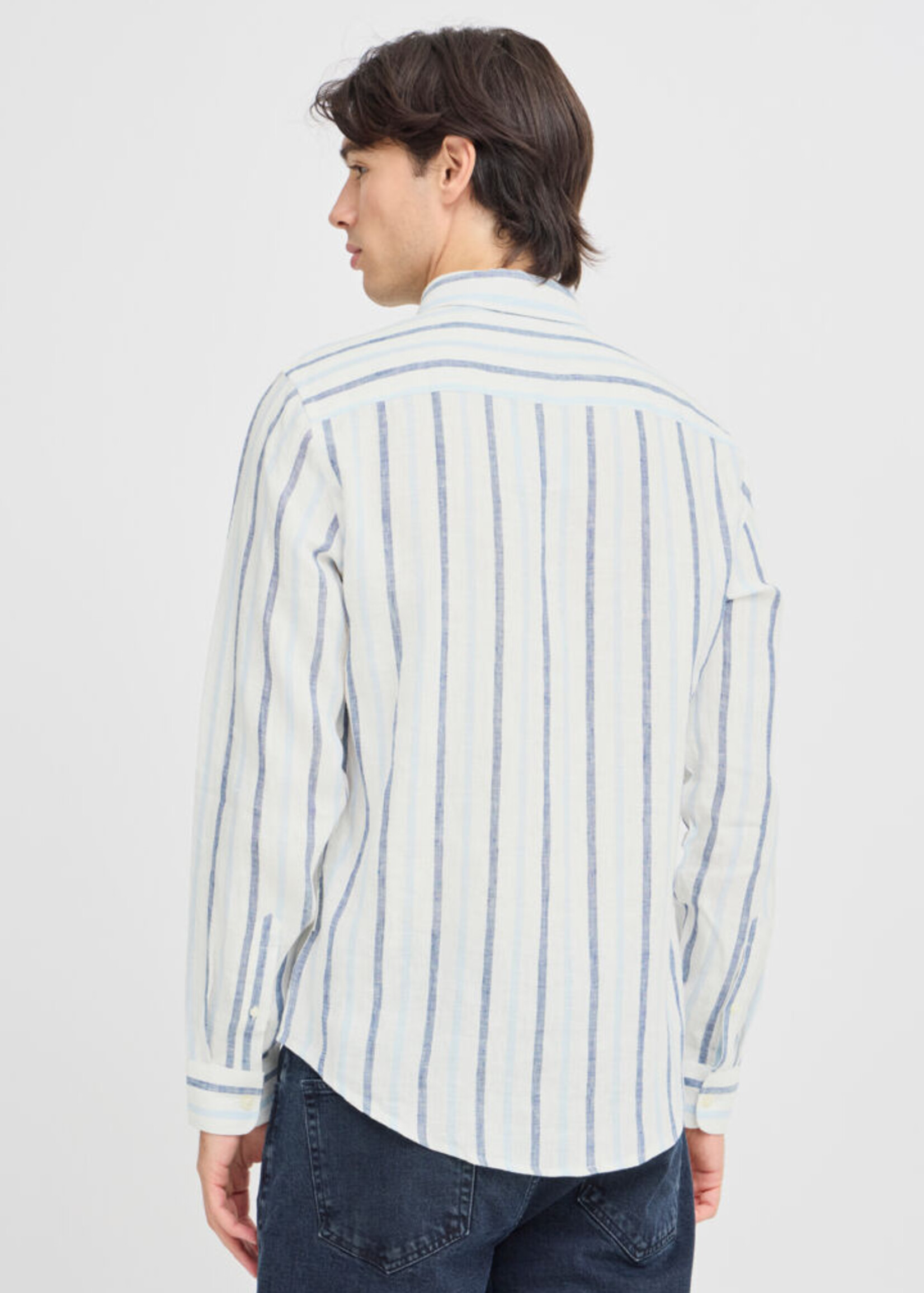 Casual Friday Casual Friday Chemise Rayée Dylan LS - Estate Blue