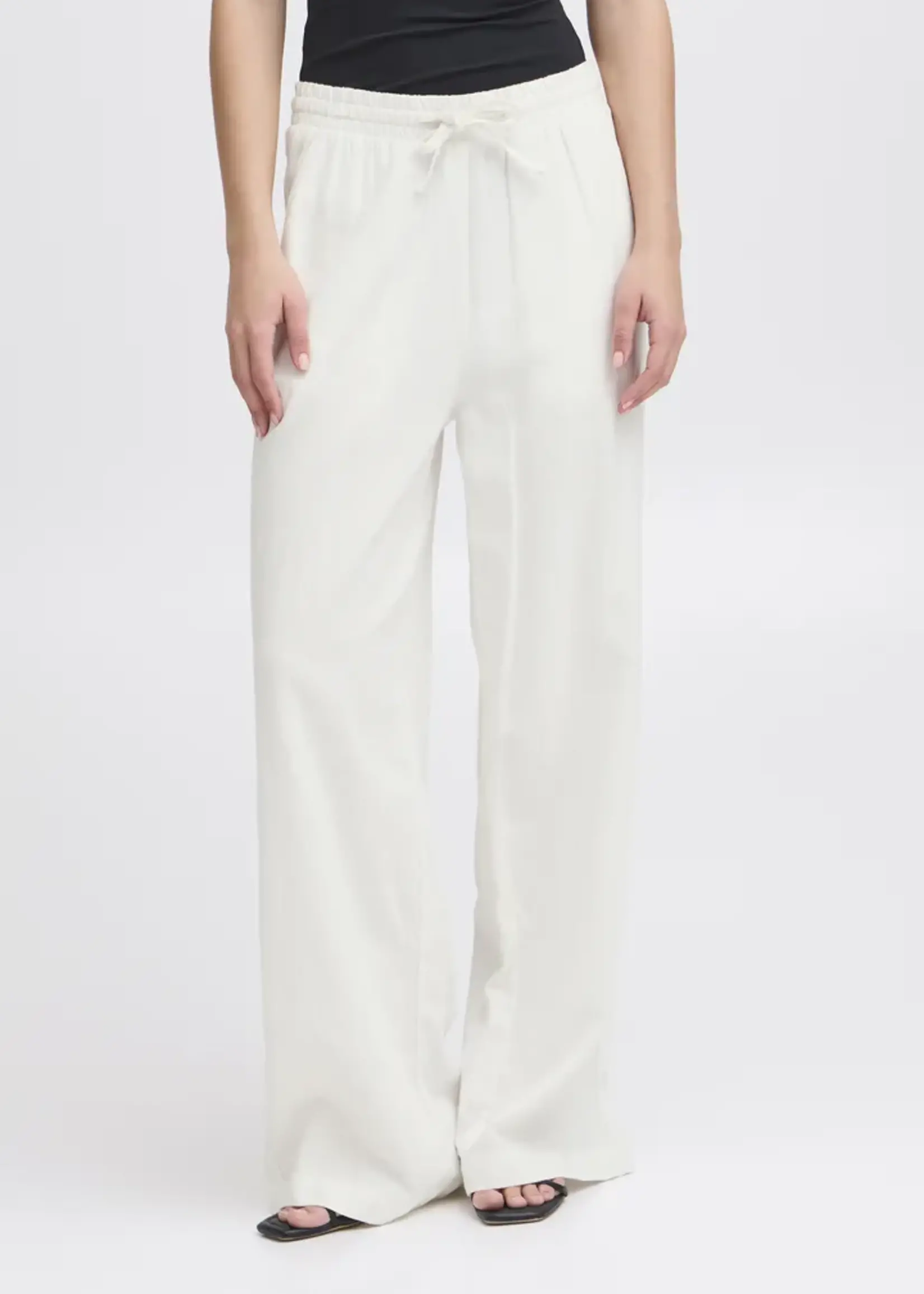ICHI ICHI Pantalon IHLinno - Cloud Dancer