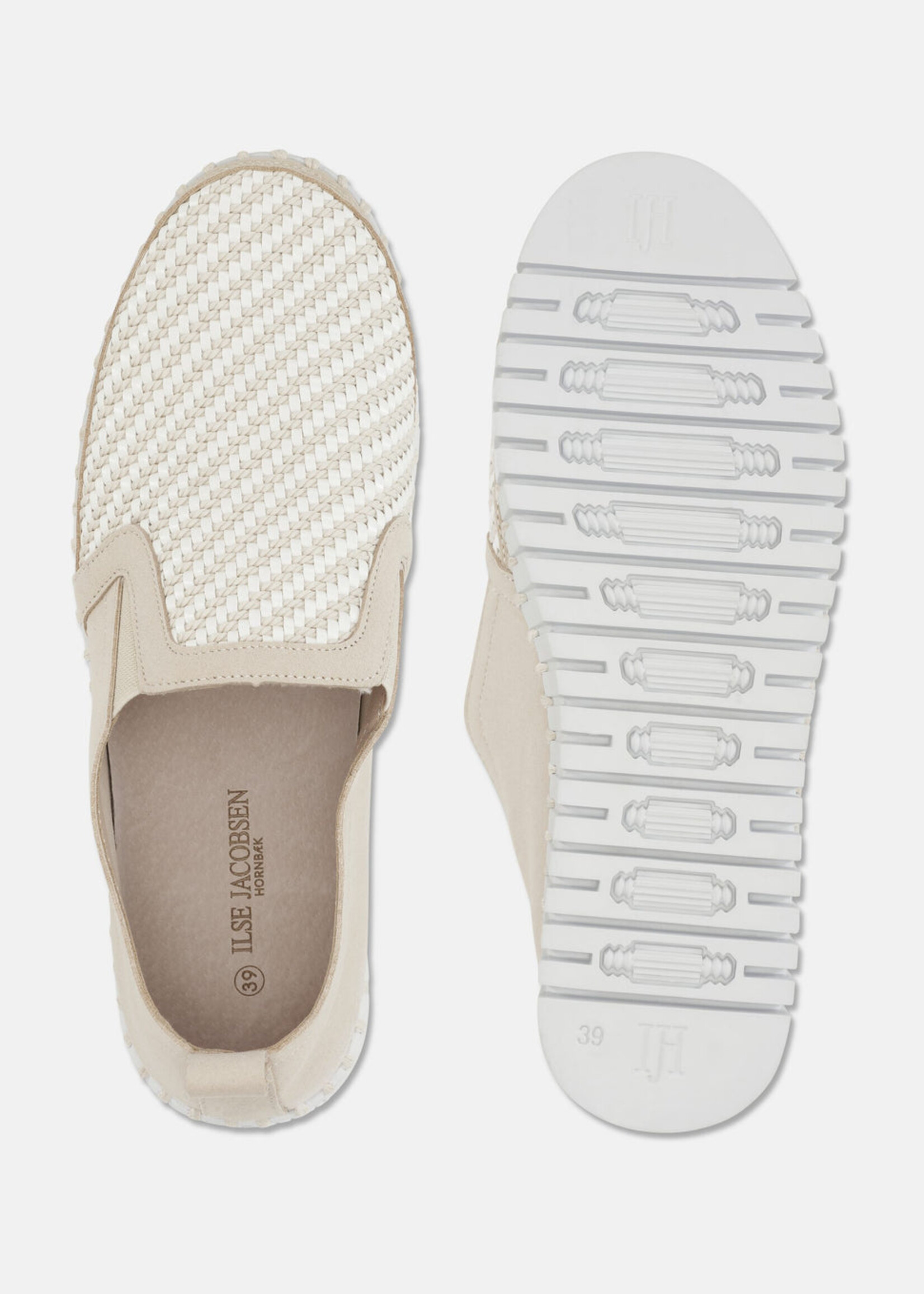 Ilse Jacobsen Ilse Jacobsen Ballerines À Plateforme - Kit White