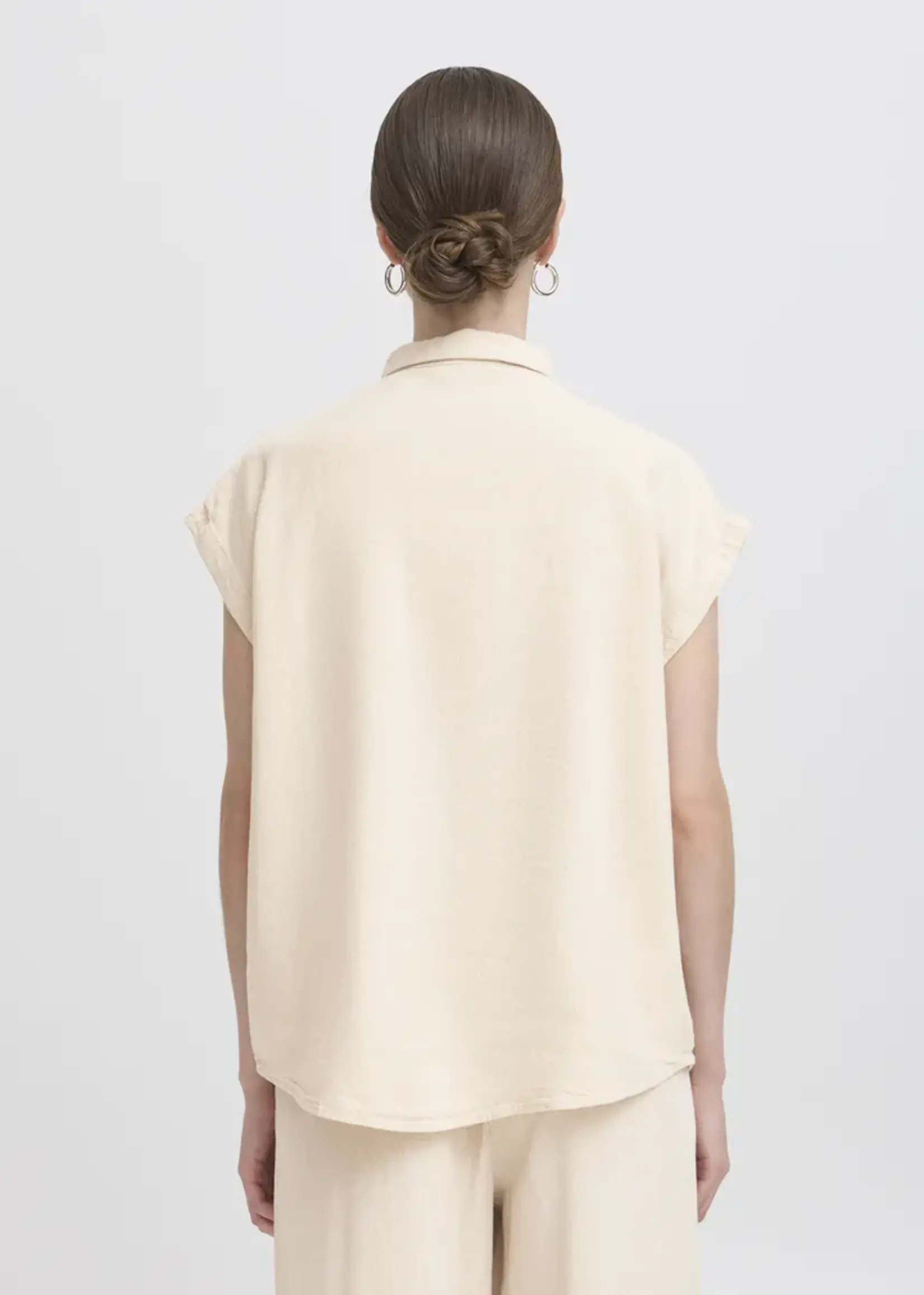 ICHI ICHI Chemise IHLinno - Natural Ecru