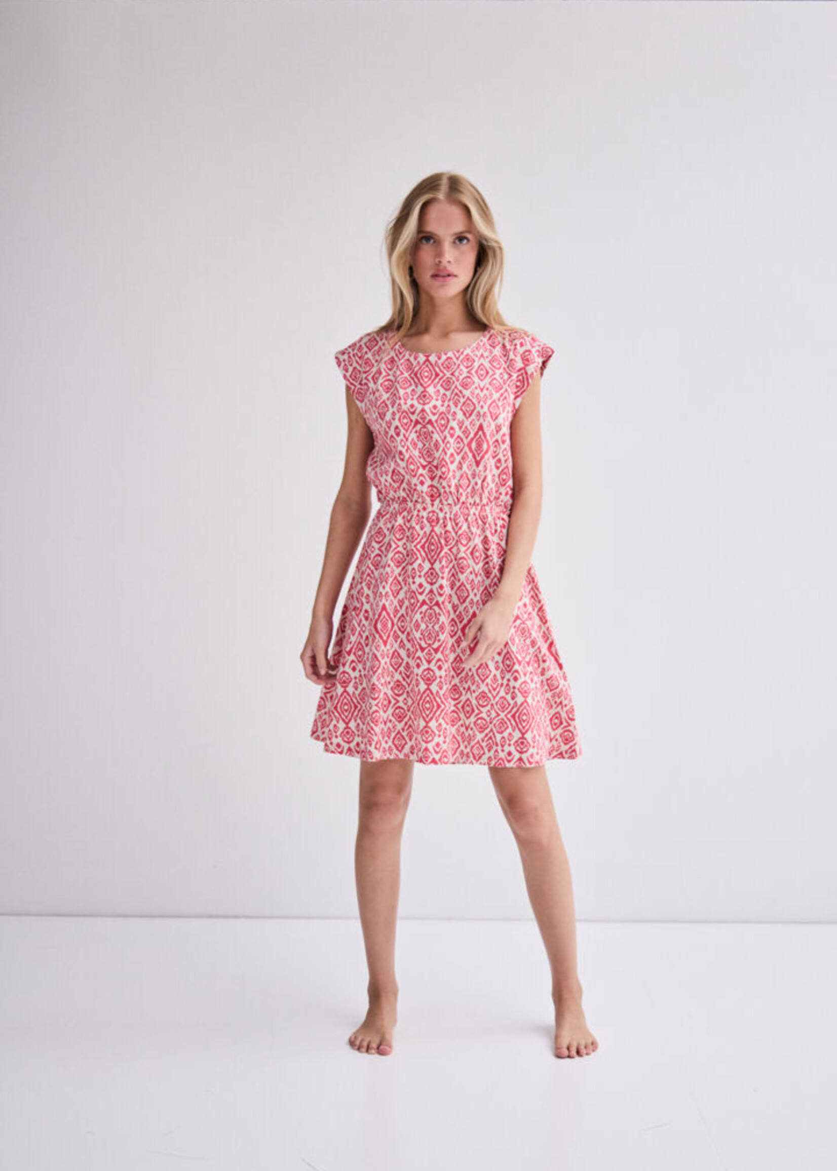 ICHI ICHI IHLinno Dress - Geranium Diamond
