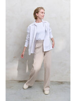 Yaya Women YAYA Pantalon Large À Carreaux Tissés - Feather Grey