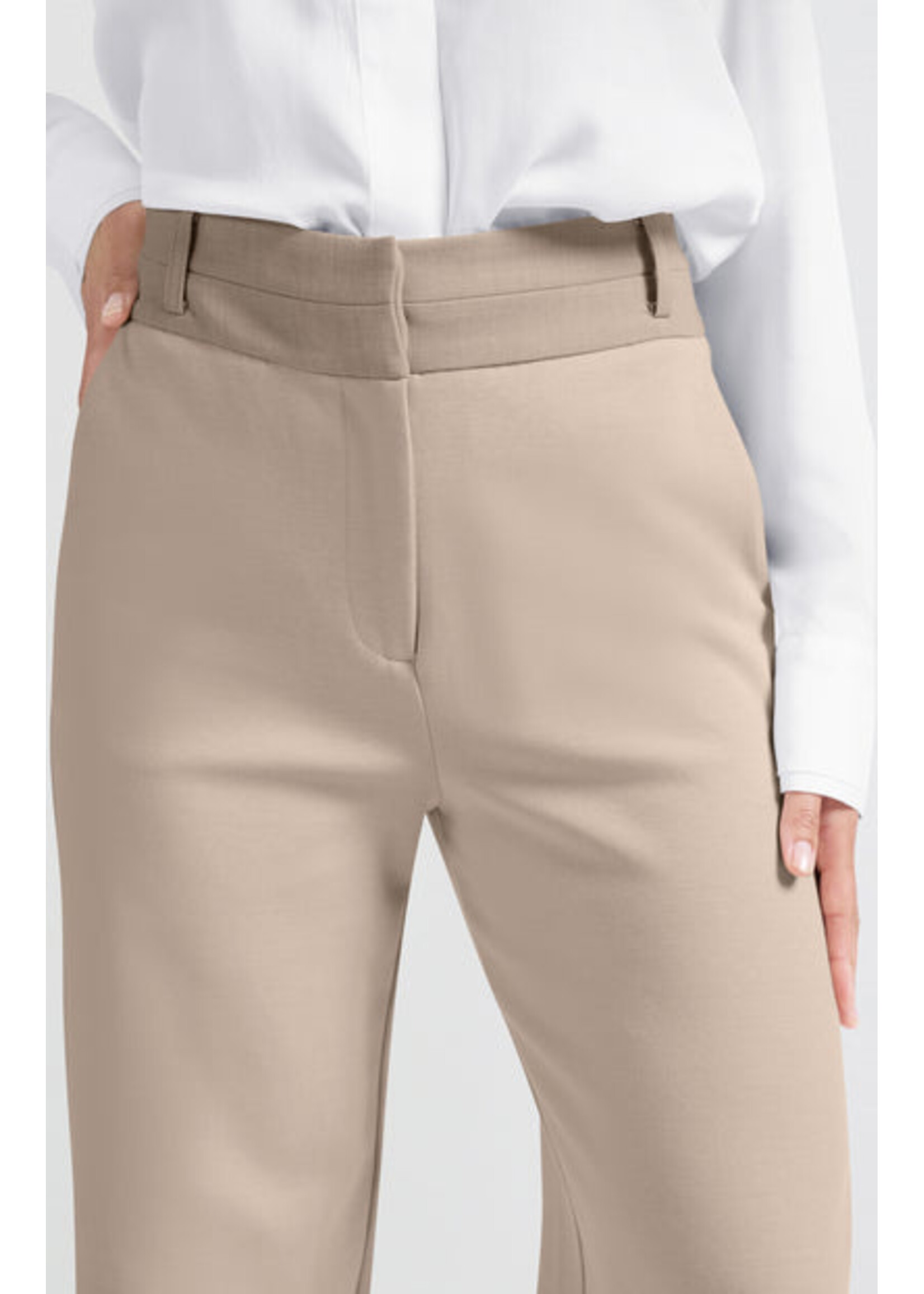 Yaya Women YAYA Pantalon Large À Carreaux Tissés - Feather Grey