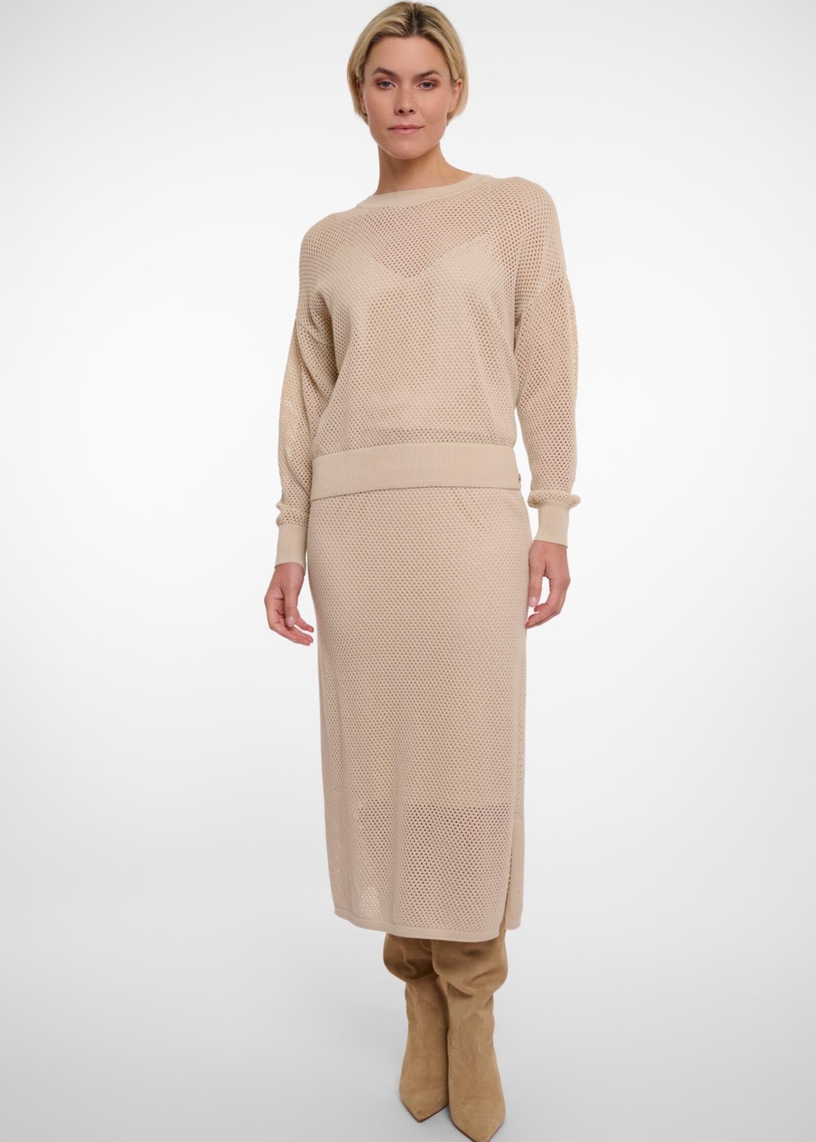 Rino & Pelle Rino & Pelle Accent Long Sleeve Pullover - Birch