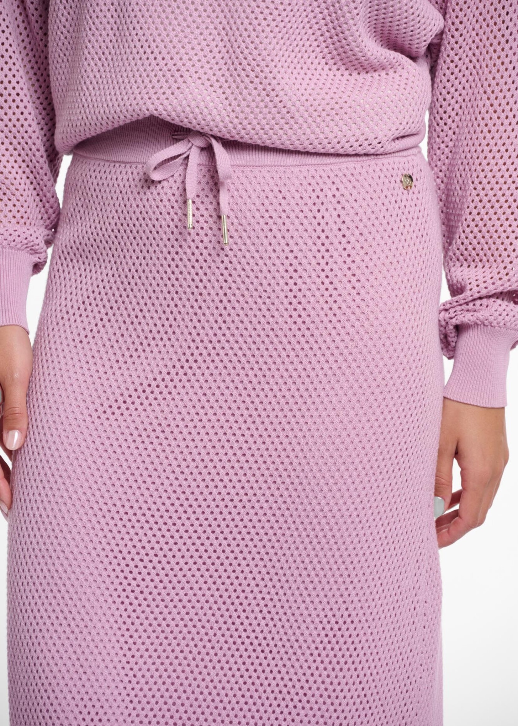 Rino & Pelle Rino & Pelle Lantana Midi Skirt With Side Slits - Lilac Pink