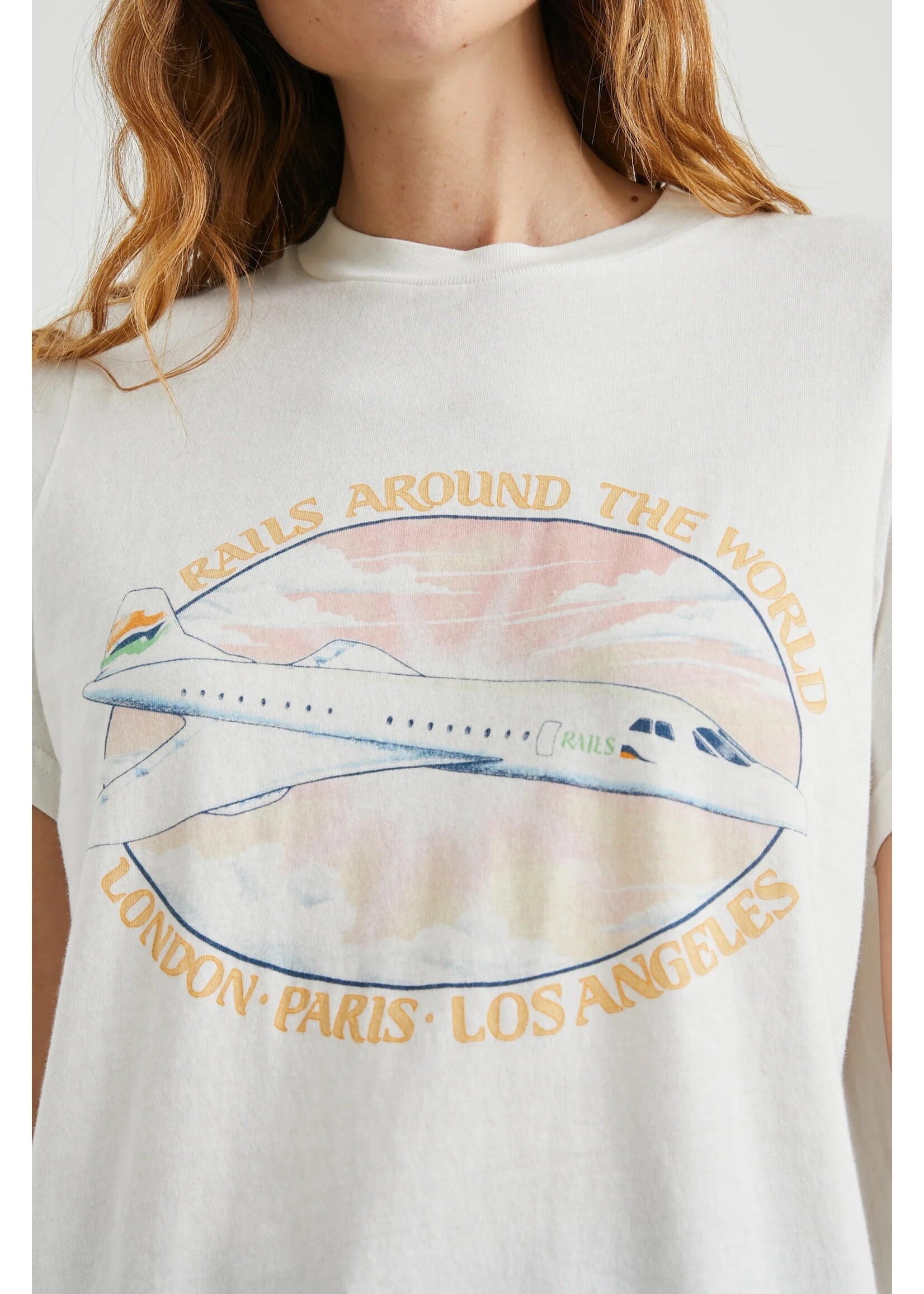 Rails Rails Tee Boyfriend - Rails Around The World