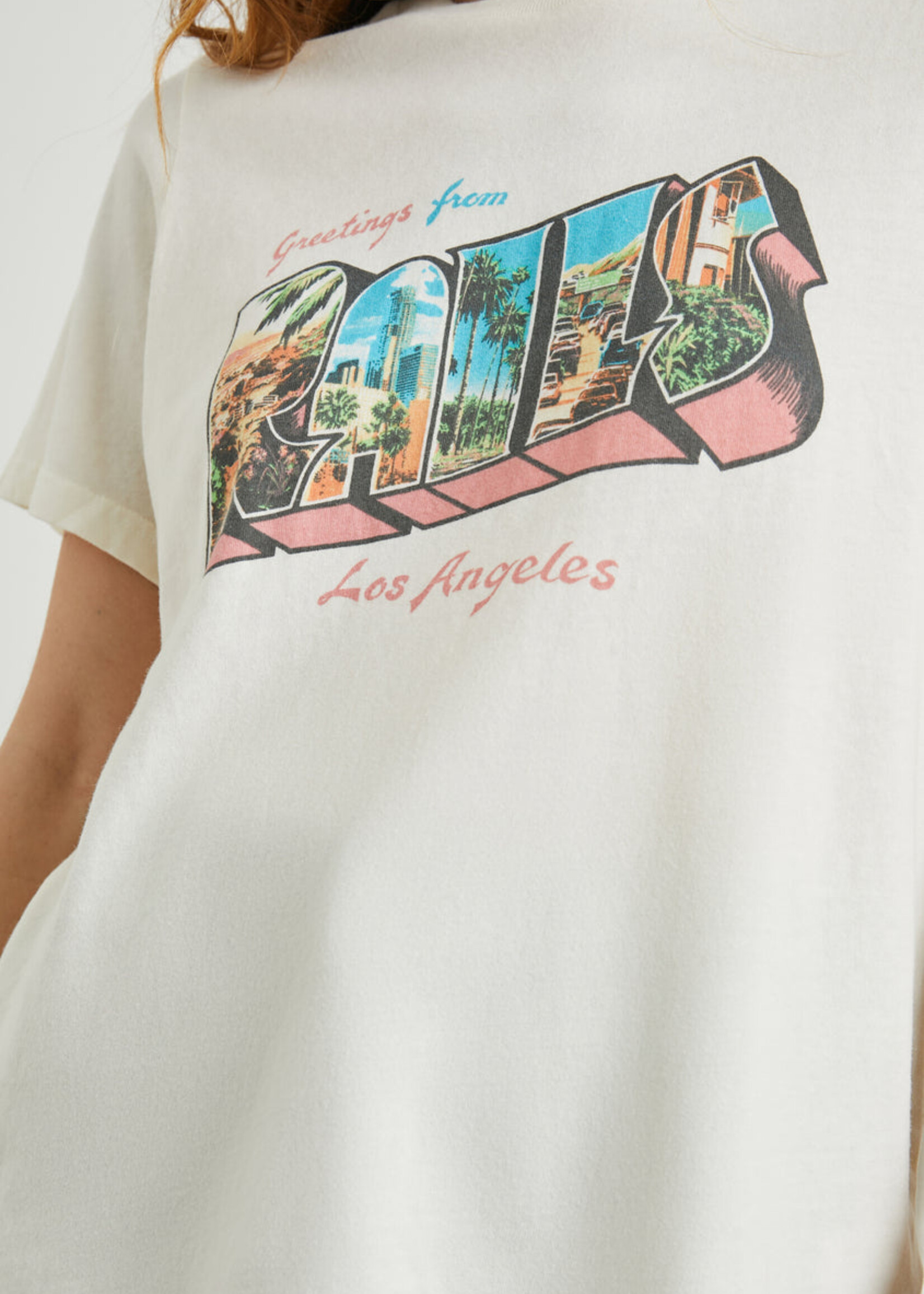 Rails Rails Boyfriend Tee - Rails La Postcard