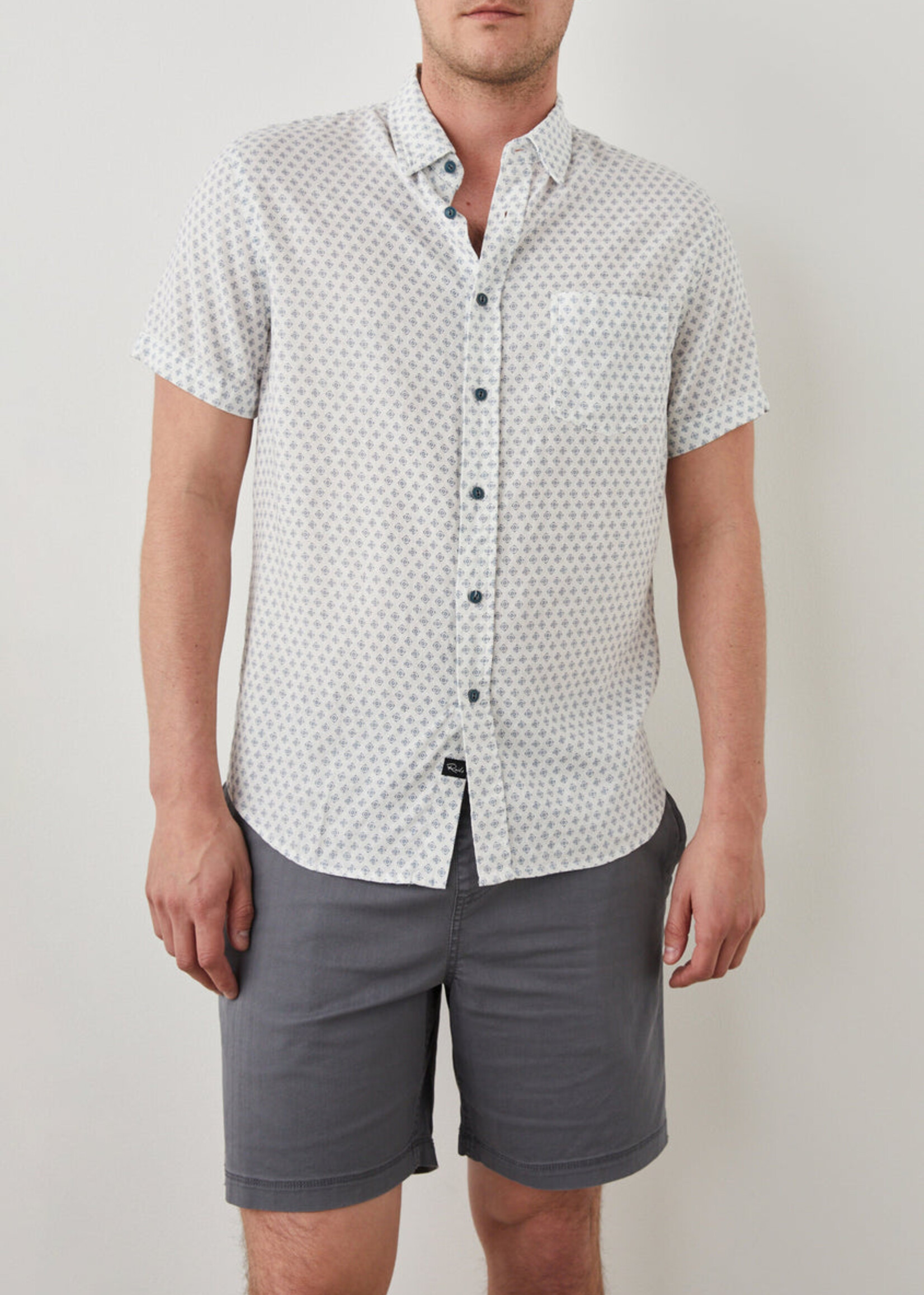 Rails Rails Carson Shirt - Diamond Geo Cream