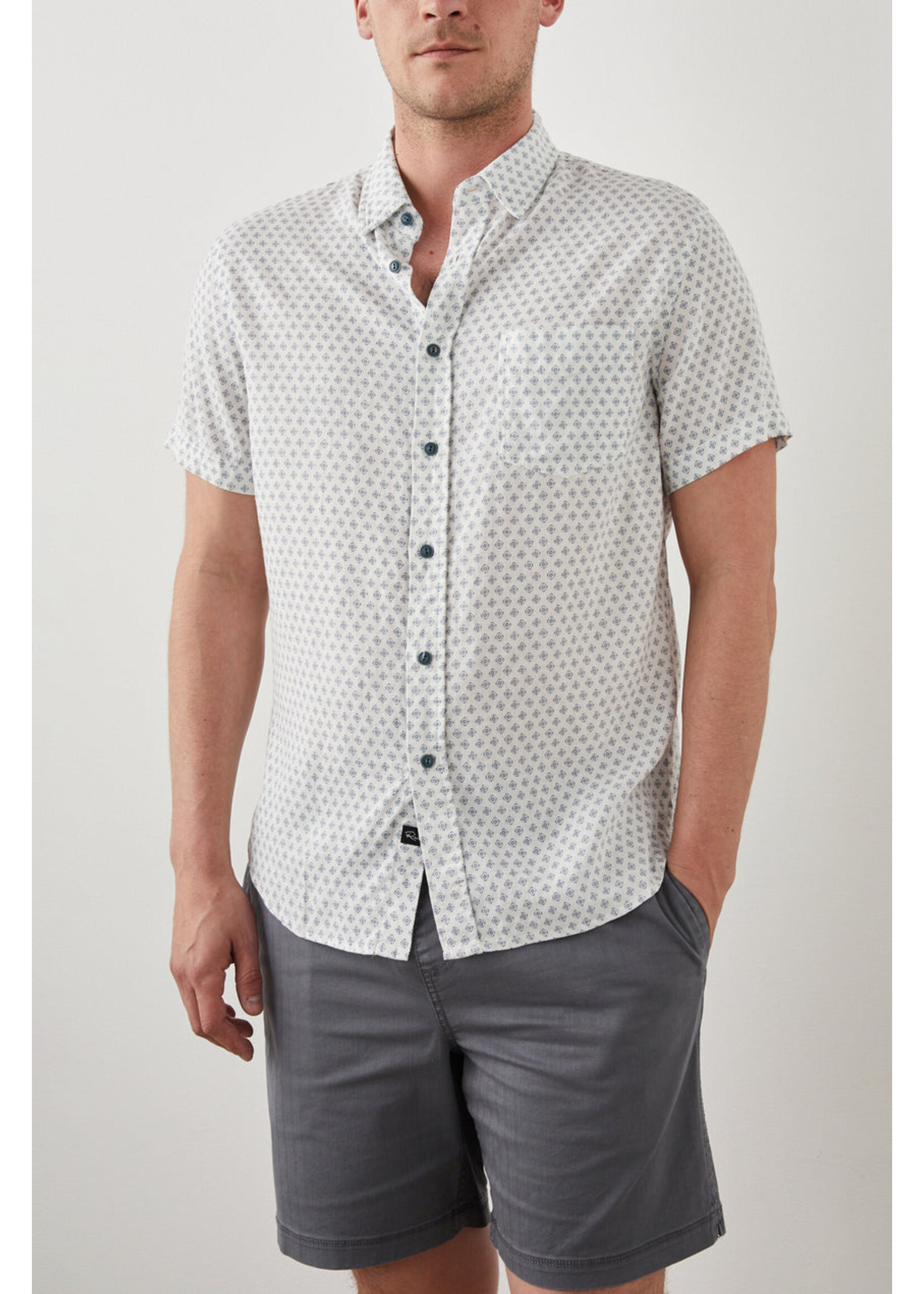 Rails Rails Carson Shirt - Diamond Geo Cream