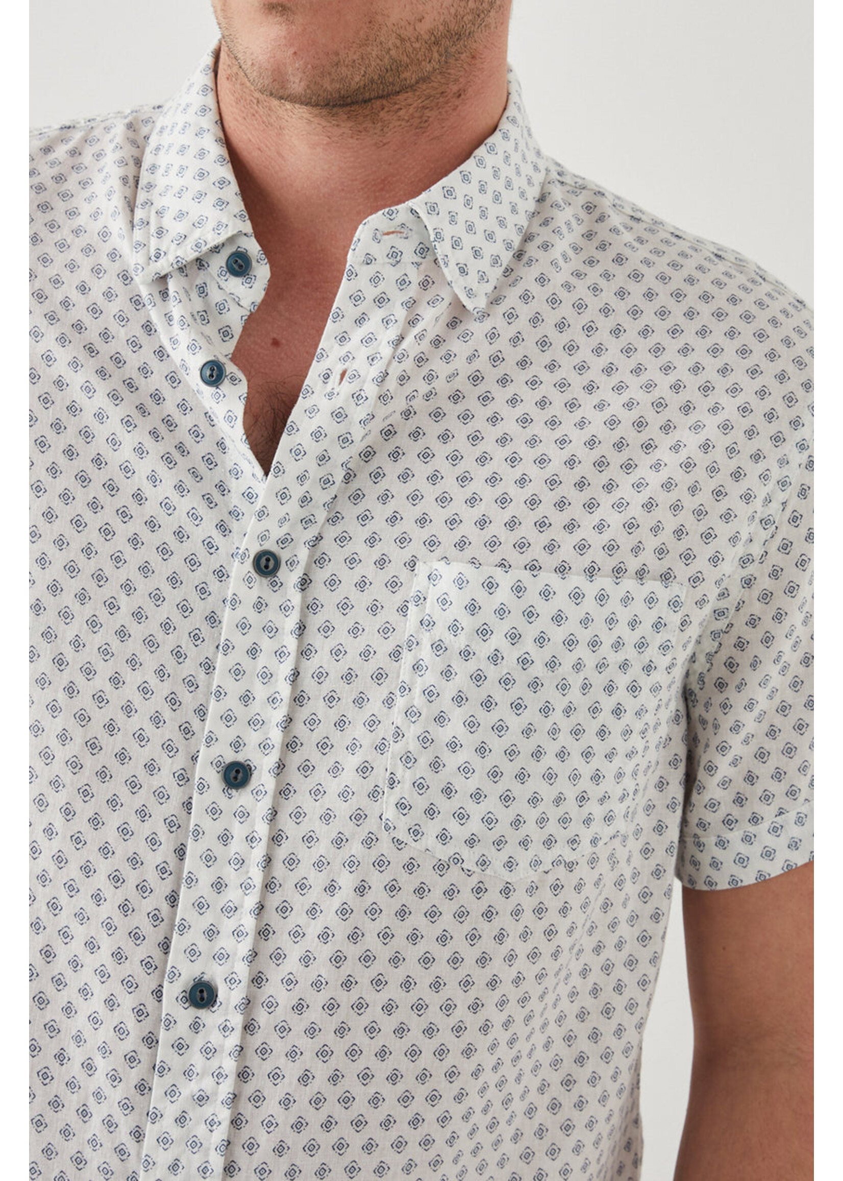 Rails Rails Carson Shirt - Diamond Geo Cream