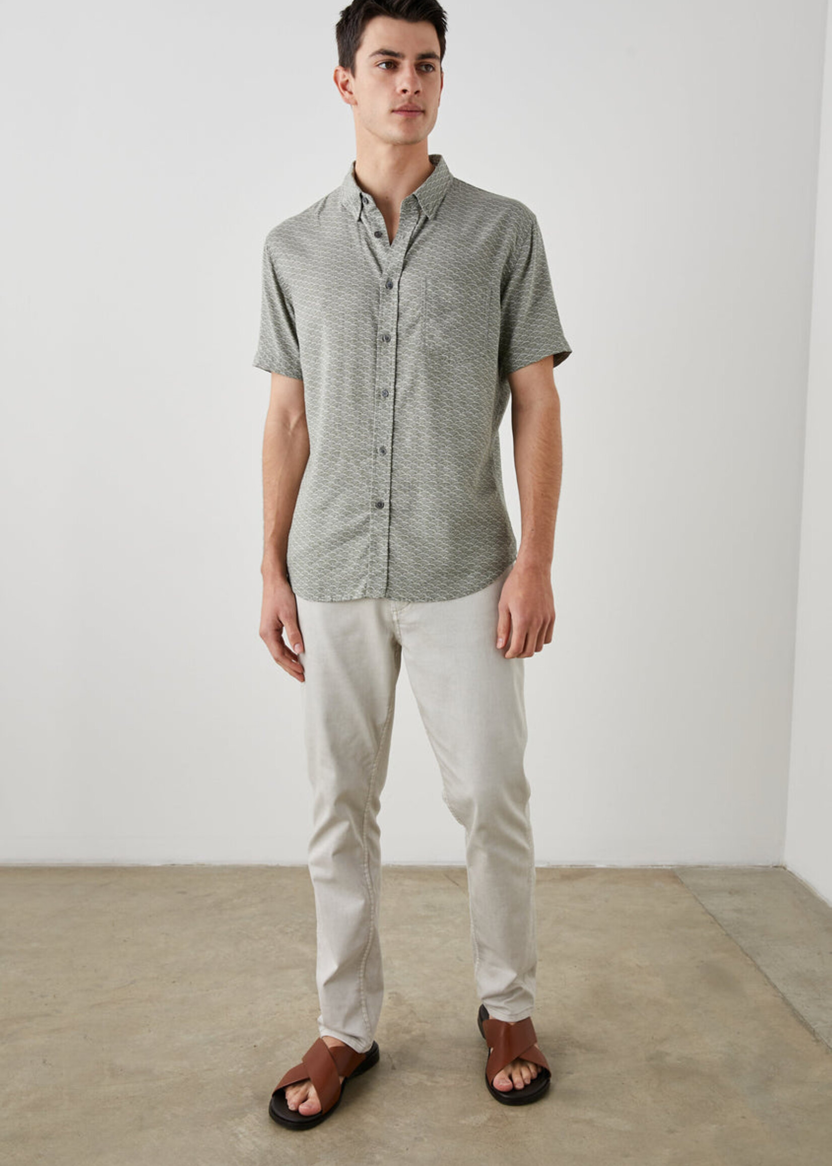 Rails Rails Carson SS Shirt - Hama Wave Olive