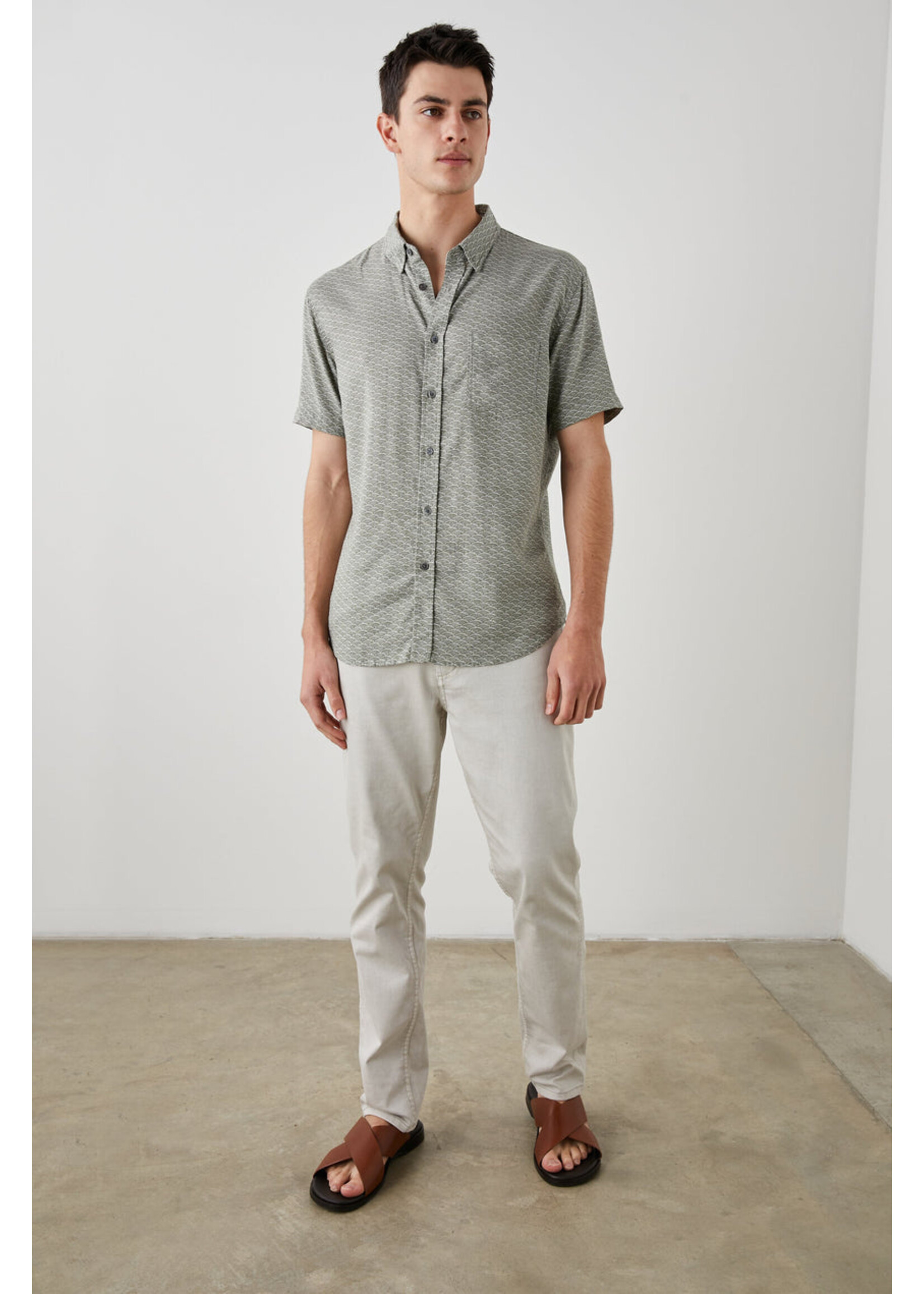 Rails Rails Carson SS Shirt - Hama Wave Olive
