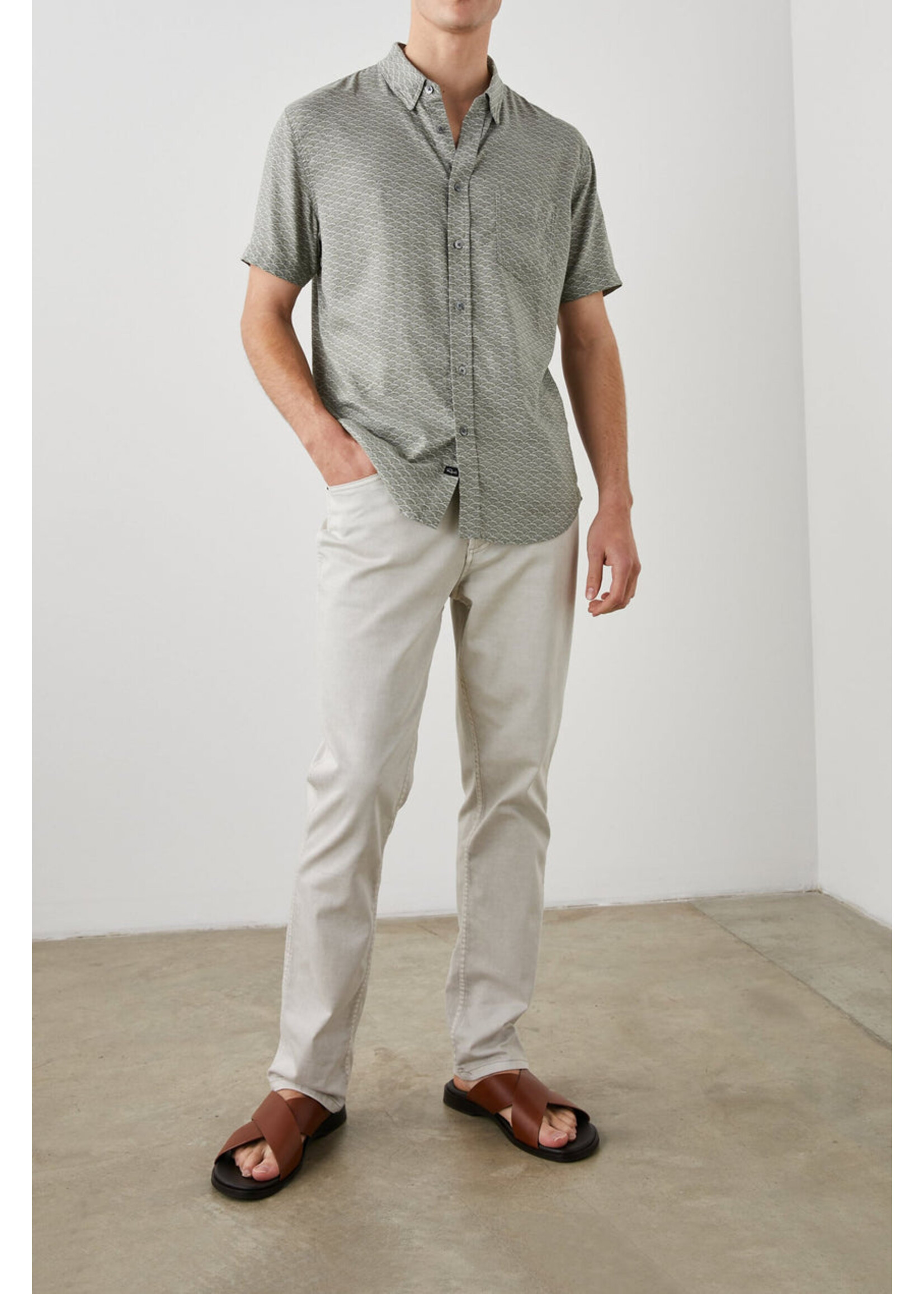 Rails Rails Carson SS Shirt - Hama Wave Olive