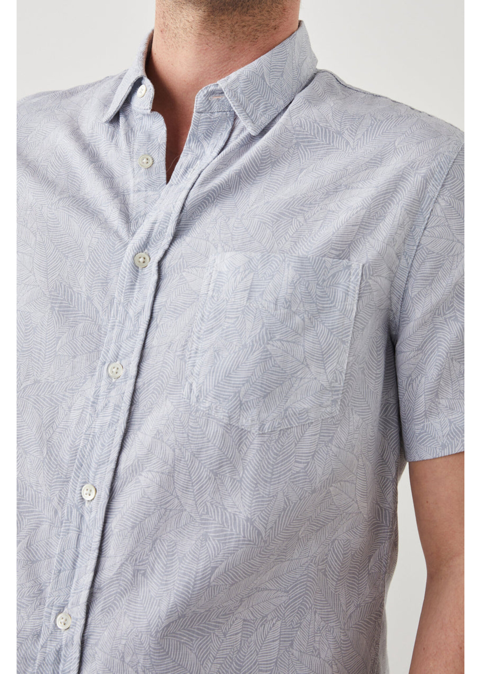 Rails Rails Chemise Fairfax SS - Amazon Blue