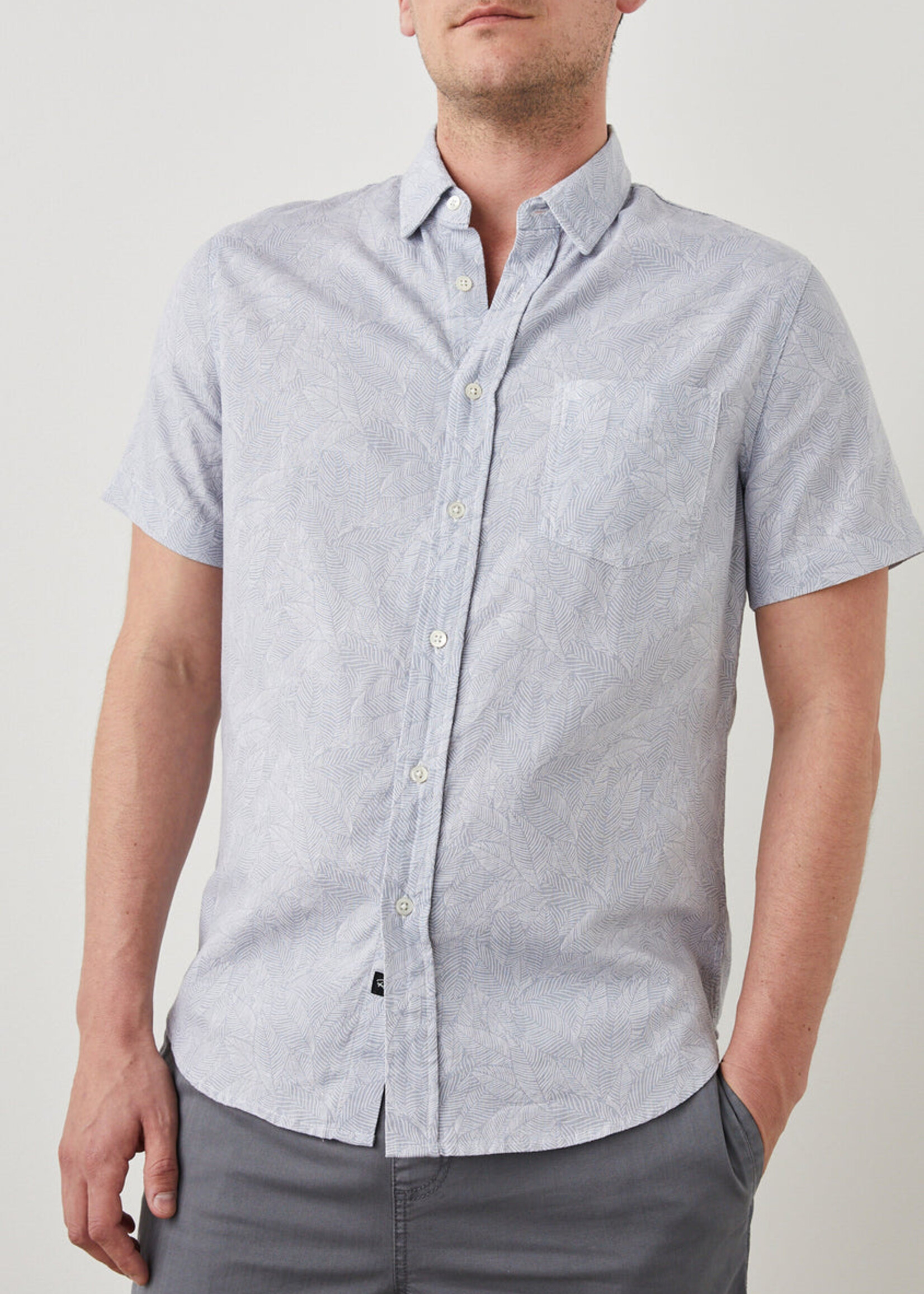 Rails Rails Chemise Fairfax SS - Amazon Blue