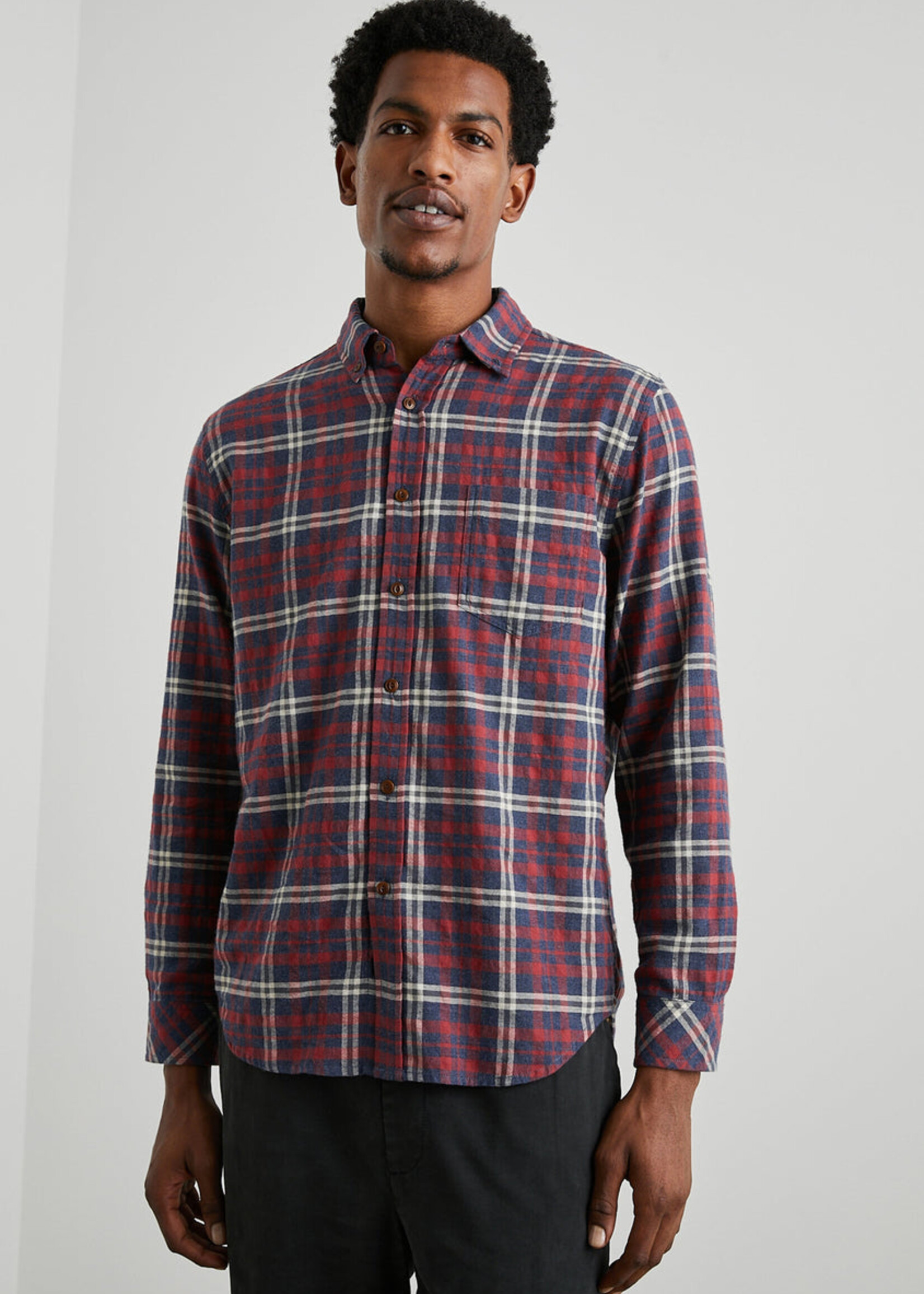 Rails Rails Felix Shirt - Navy/Red/Cream