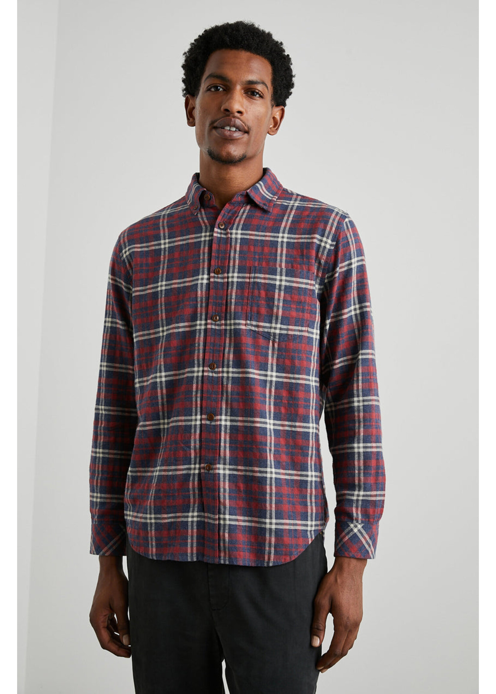 Rails Rails Chemise Felix - Navy/Red/Cream