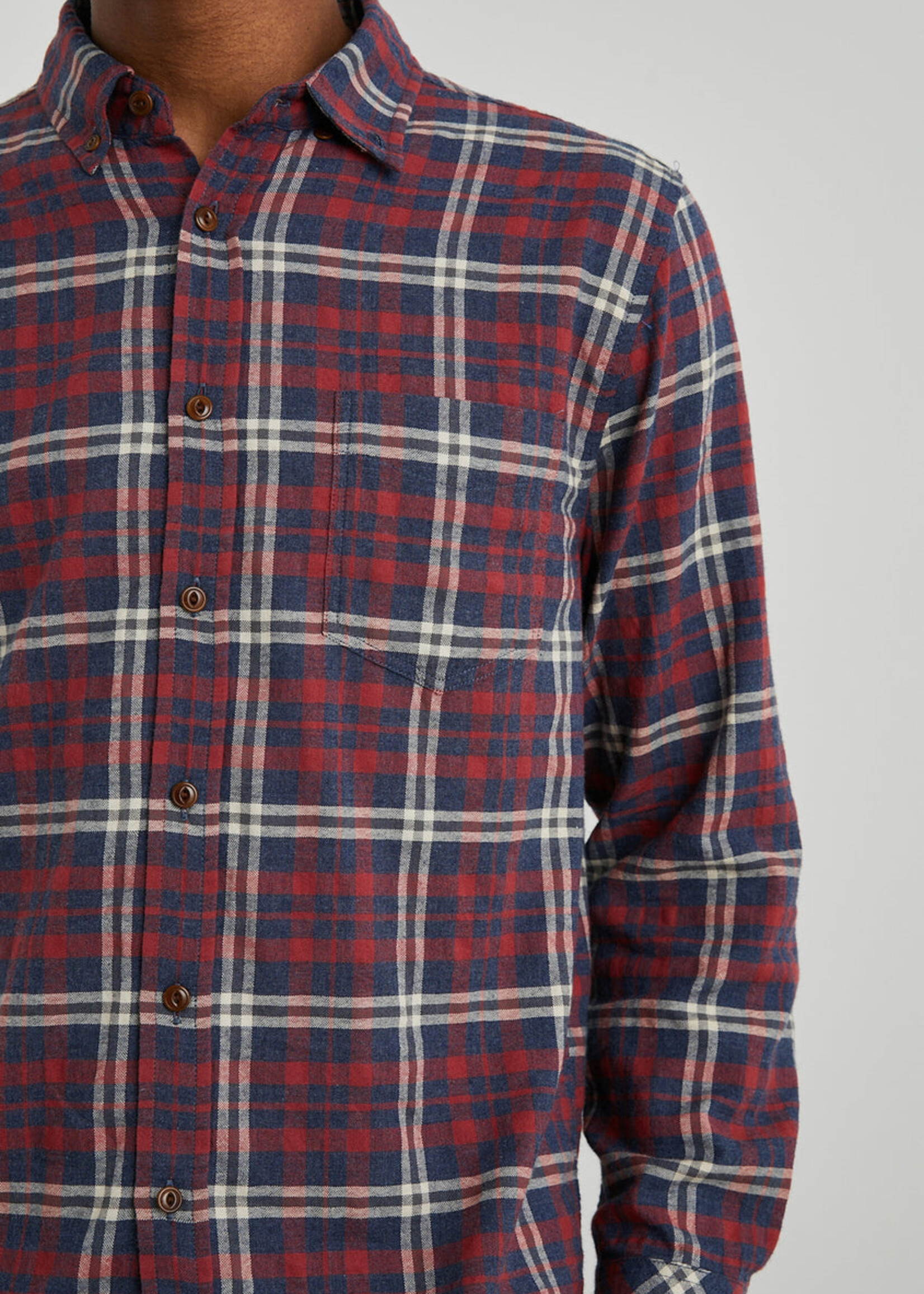Rails Rails Chemise Felix - Navy/Red/Cream