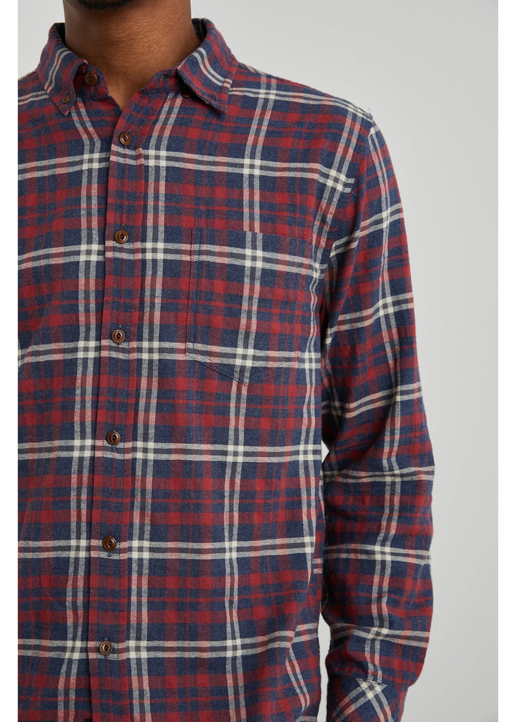 Rails Rails Chemise Felix - Navy/Red/Cream