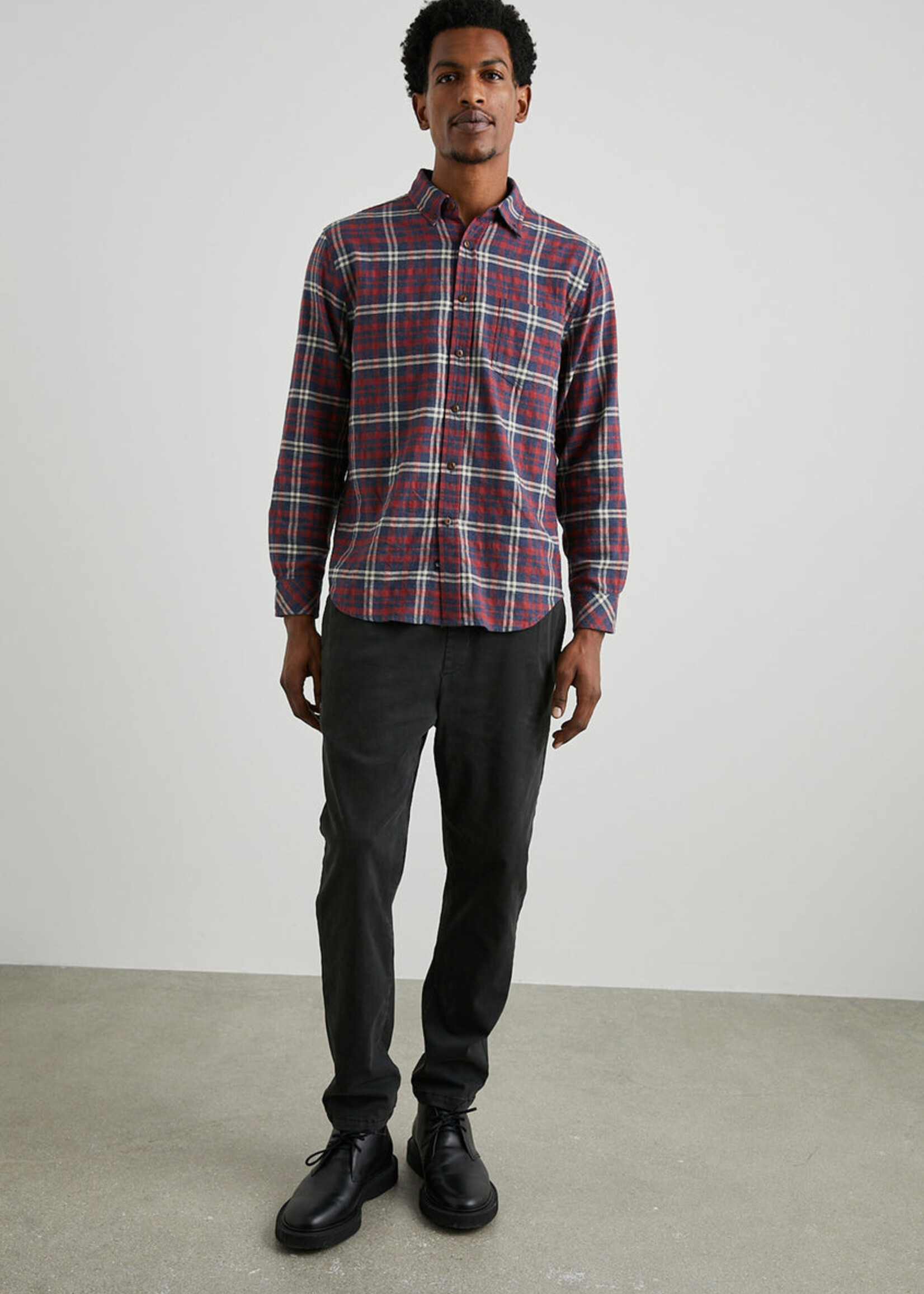 Rails Rails Chemise Felix - Navy/Red/Cream