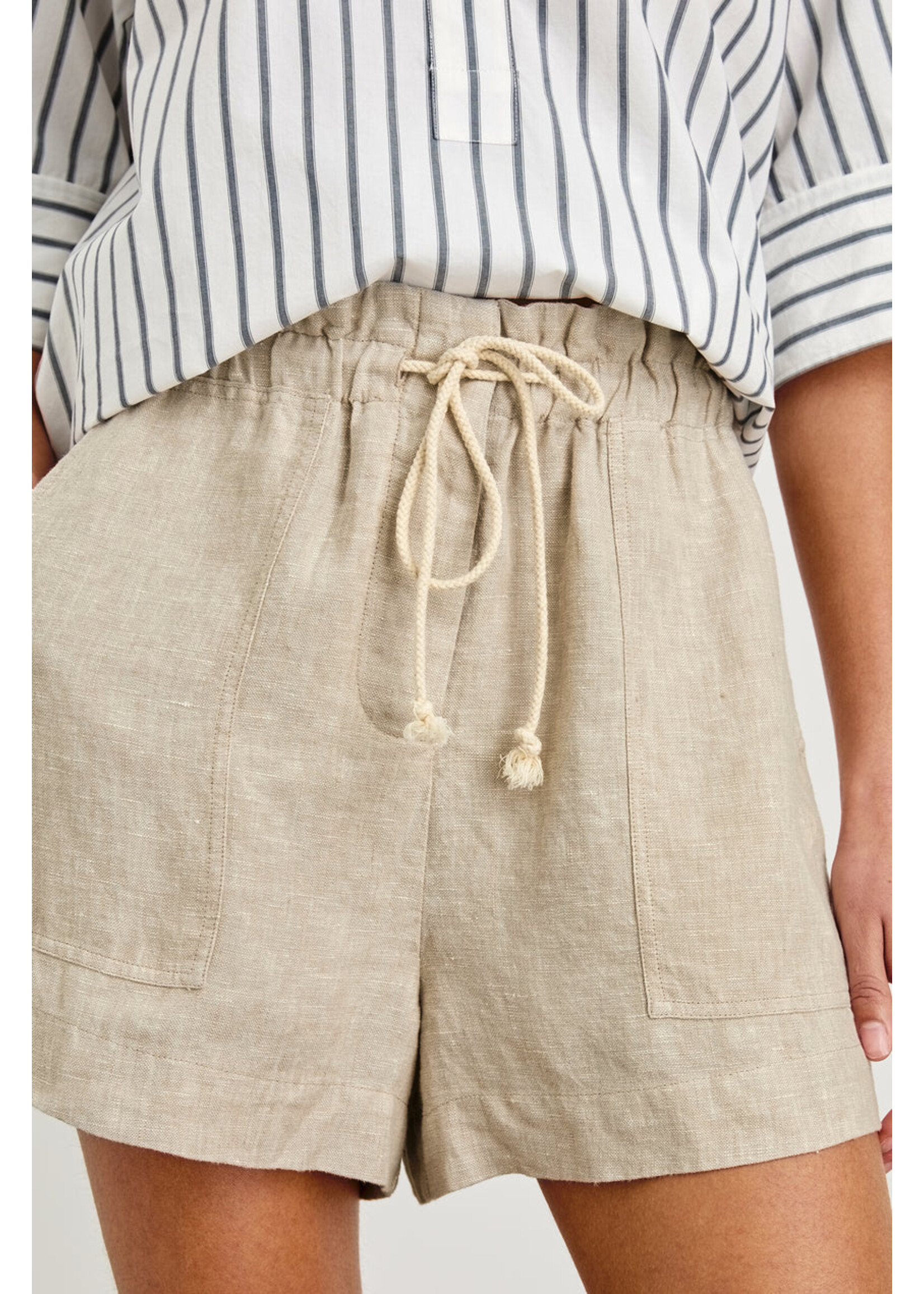 Rails Rails Short Foster - Heathered Flax