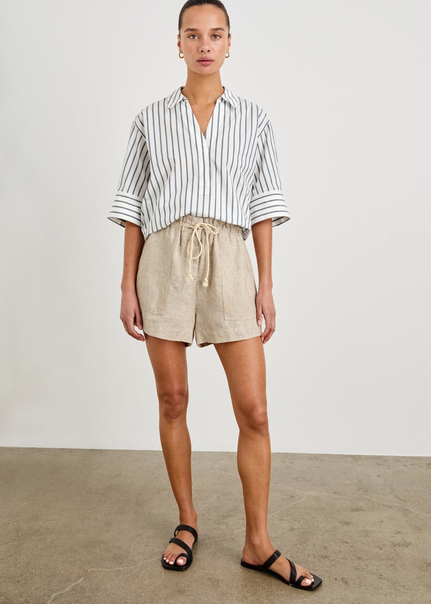 Rails Rails Short Foster - Heathered Flax