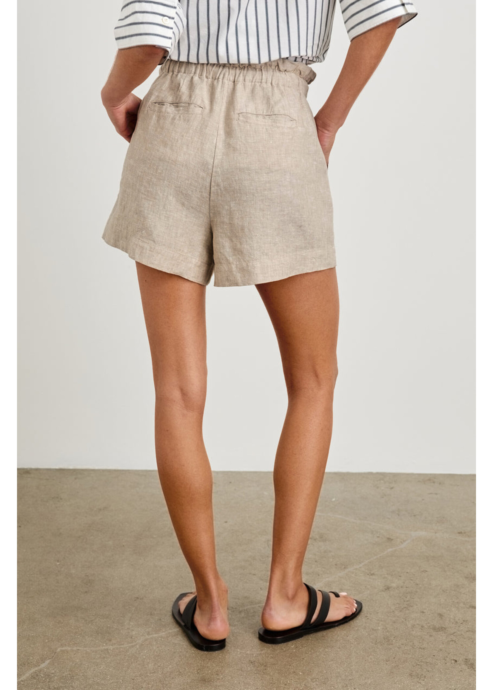 Rails Rails Foster Short - Heathered Flax