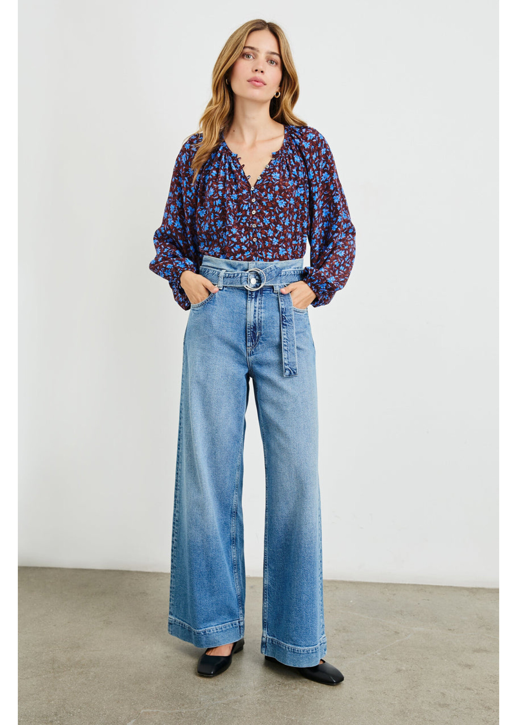 Rails Rails Indi Top - Russet Camellia