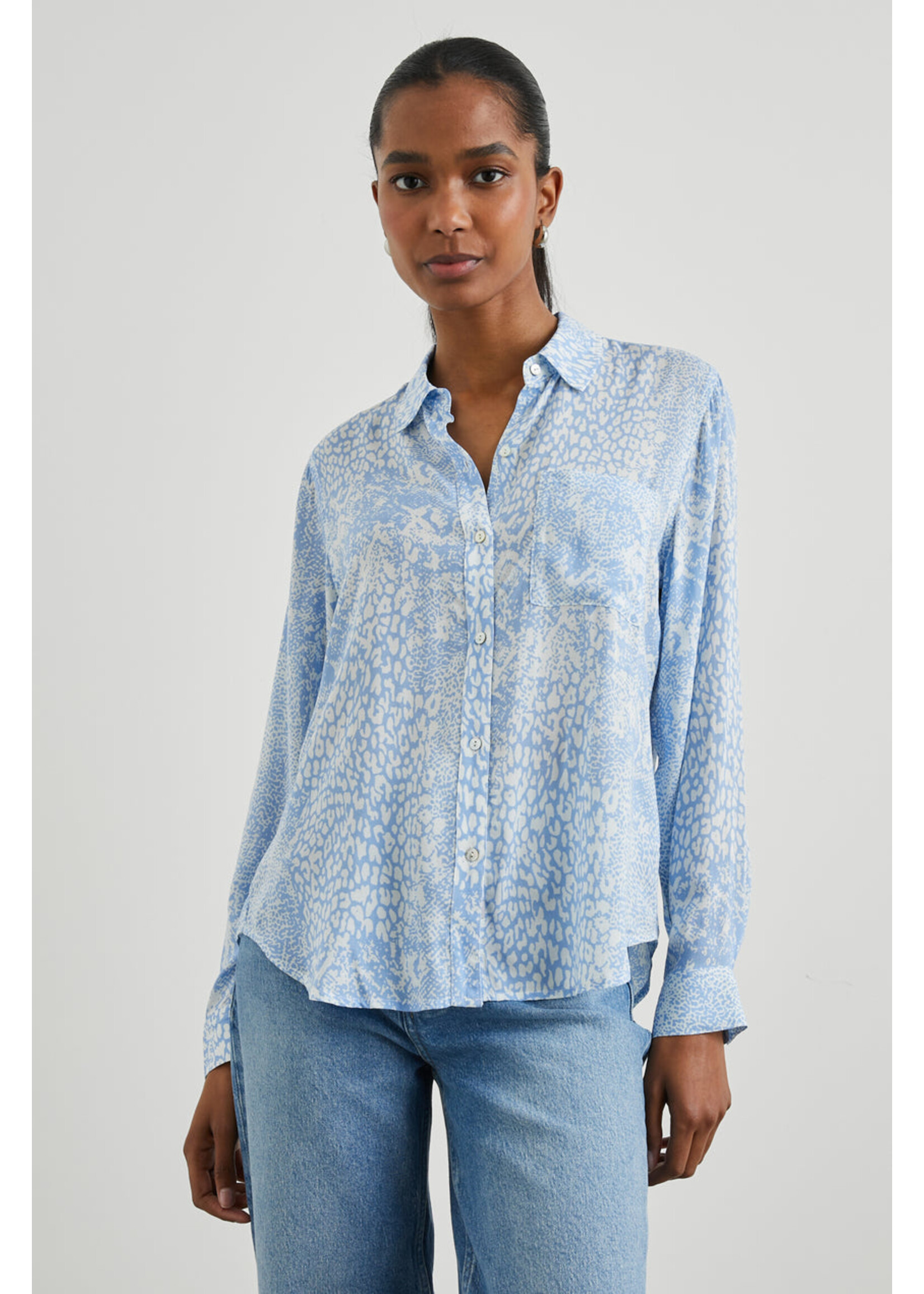 Rails Rails Chemise Joséphine - Aqua Mixed Animals