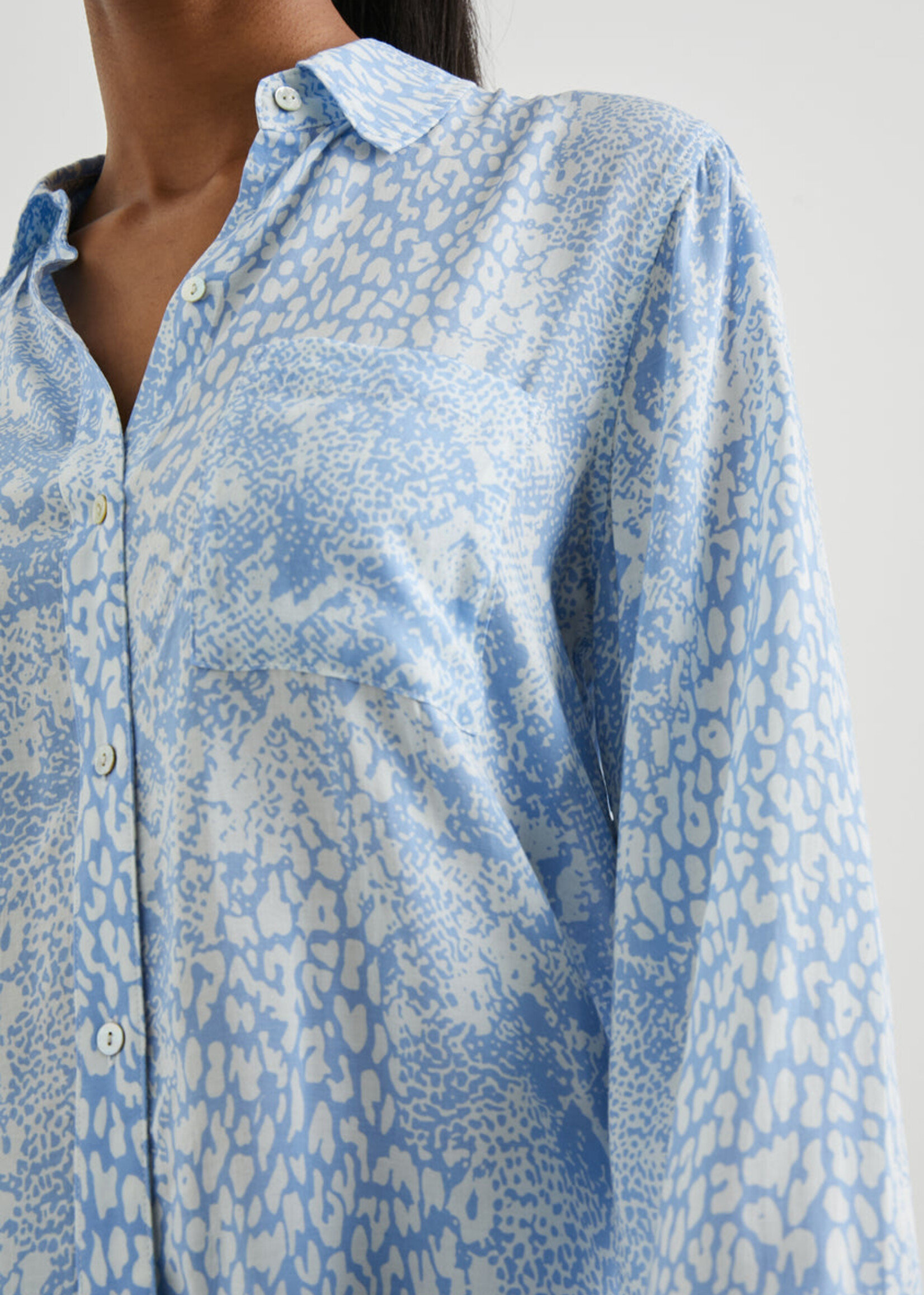 Rails Rails Jospehine Shirt - Aqua Mixed Animals