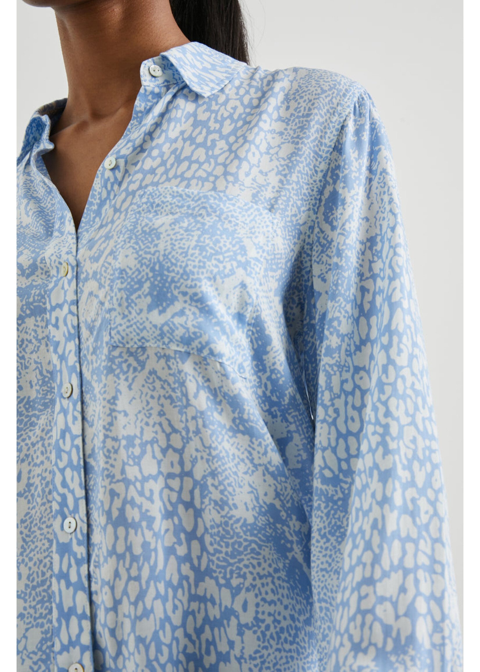 Rails Rails Jospehine Shirt - Aqua Mixed Animals
