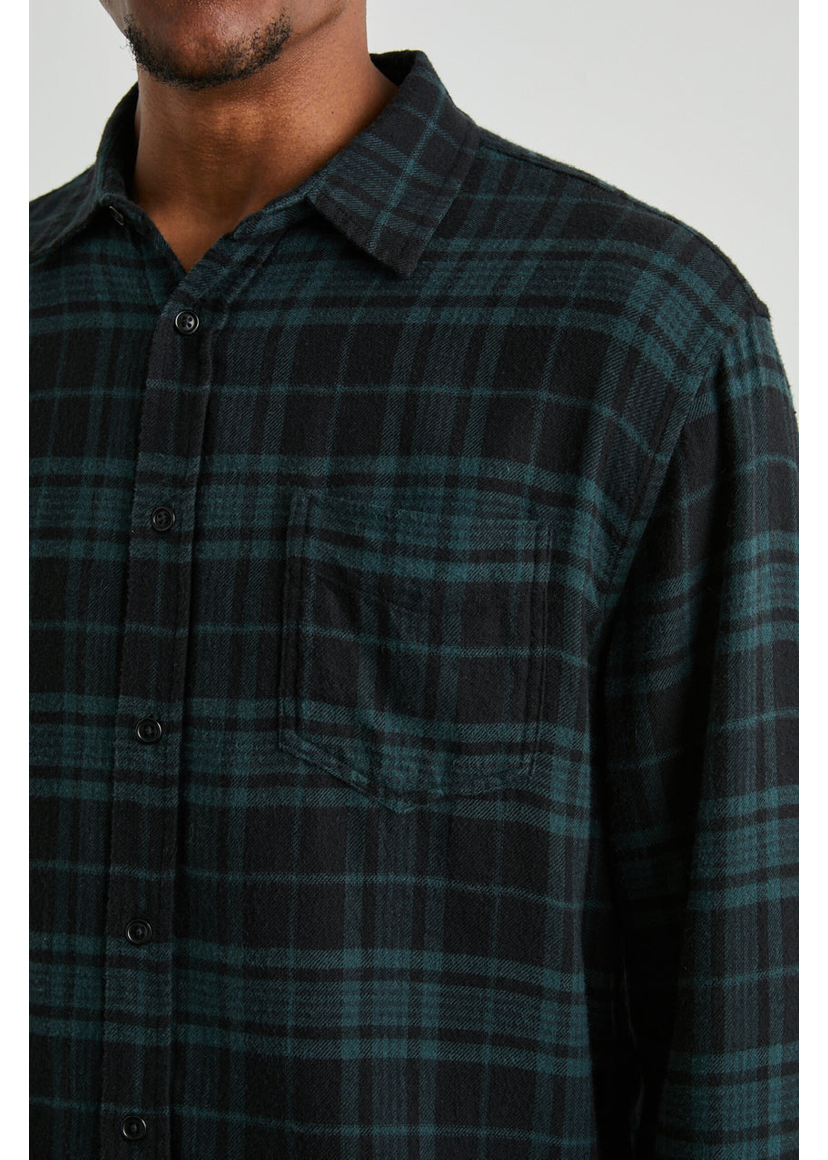 Rails Rails Lennox Shirt  - Emerald Shadow