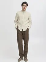Casual Friday Casual Friday Chemise Dallas LS - Plaza Taupe