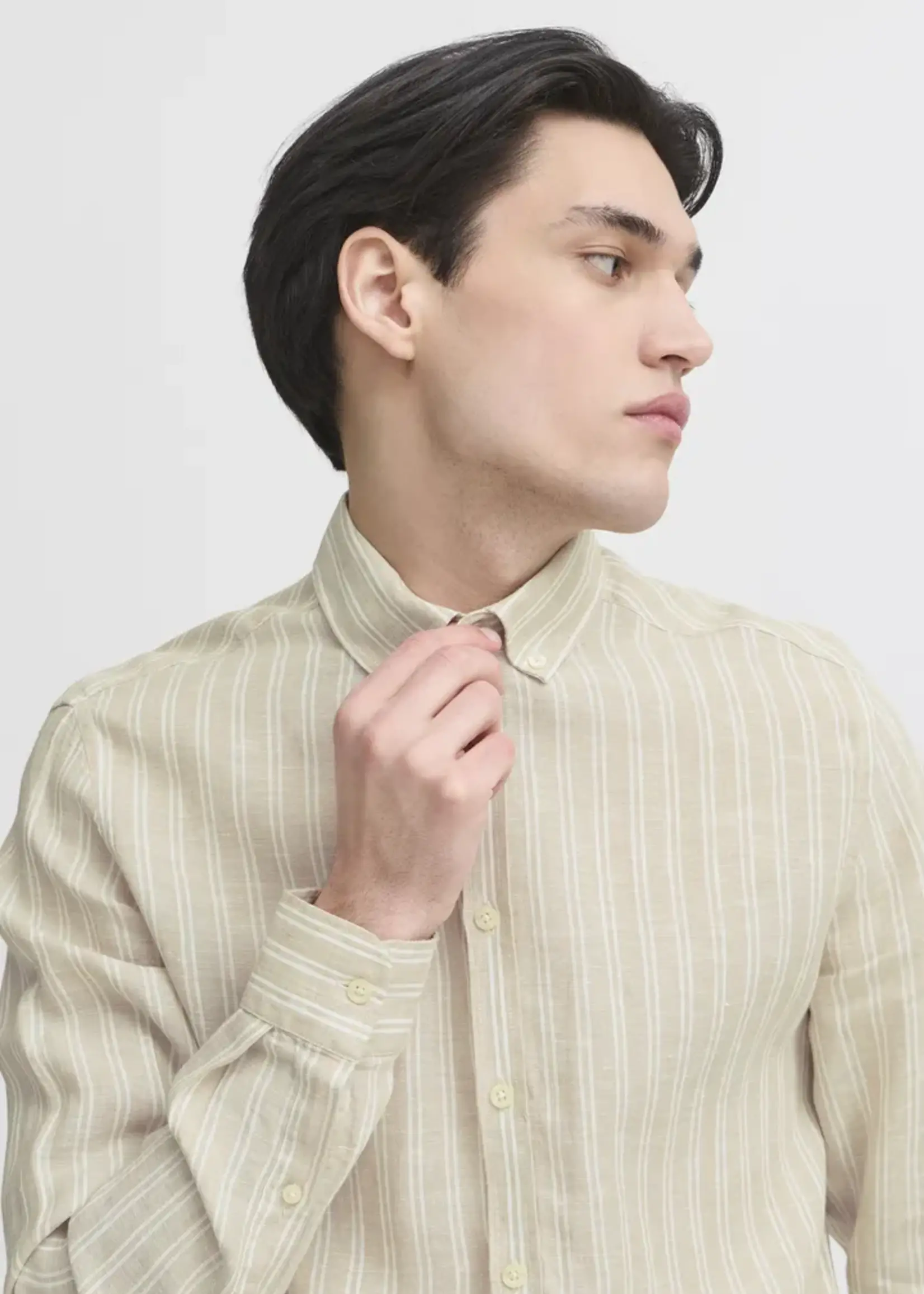 Casual Friday Casual Friday Dallas LS Shirt - Plaza Taupe