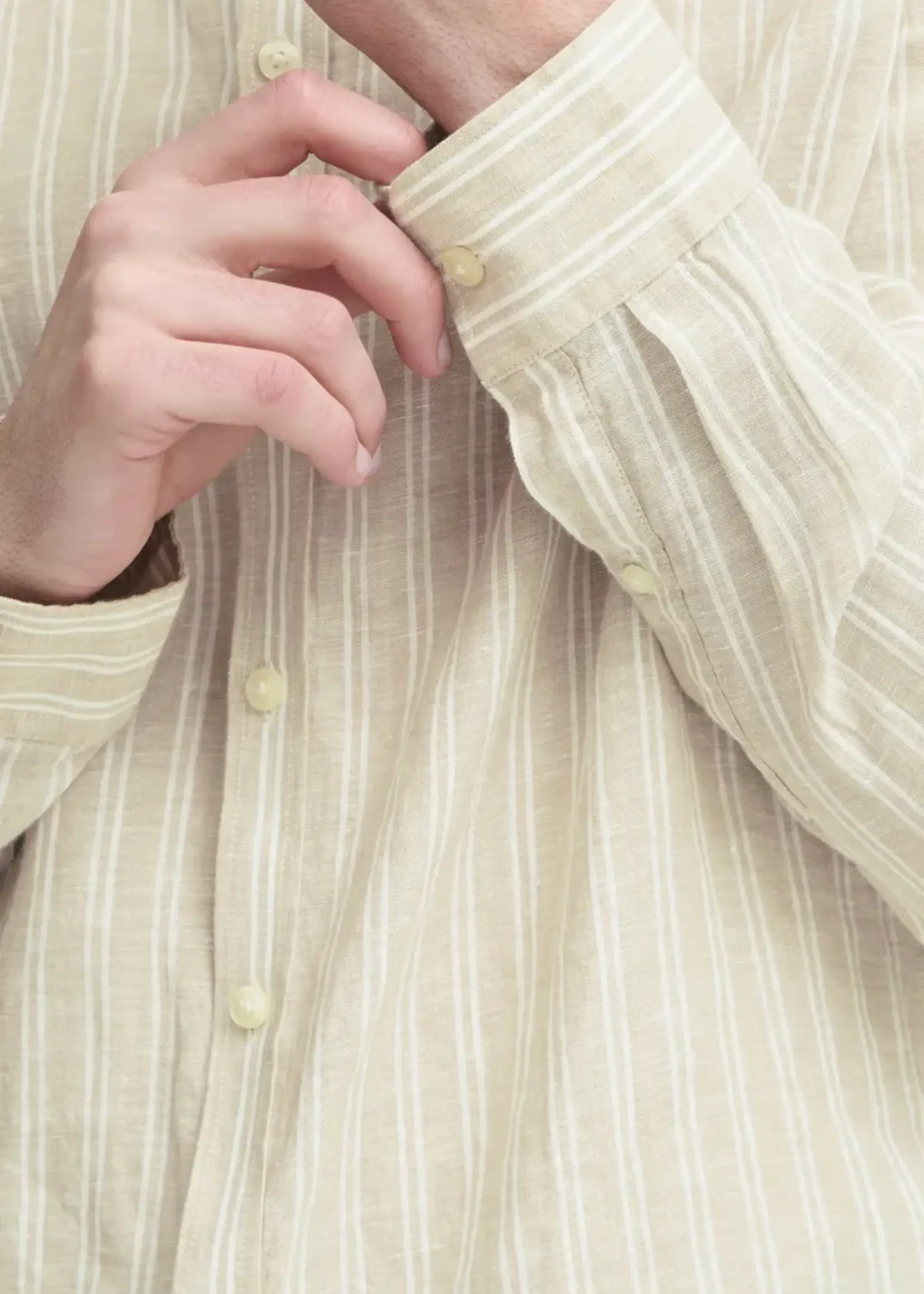 Casual Friday Casual Friday Dallas LS Shirt - Plaza Taupe