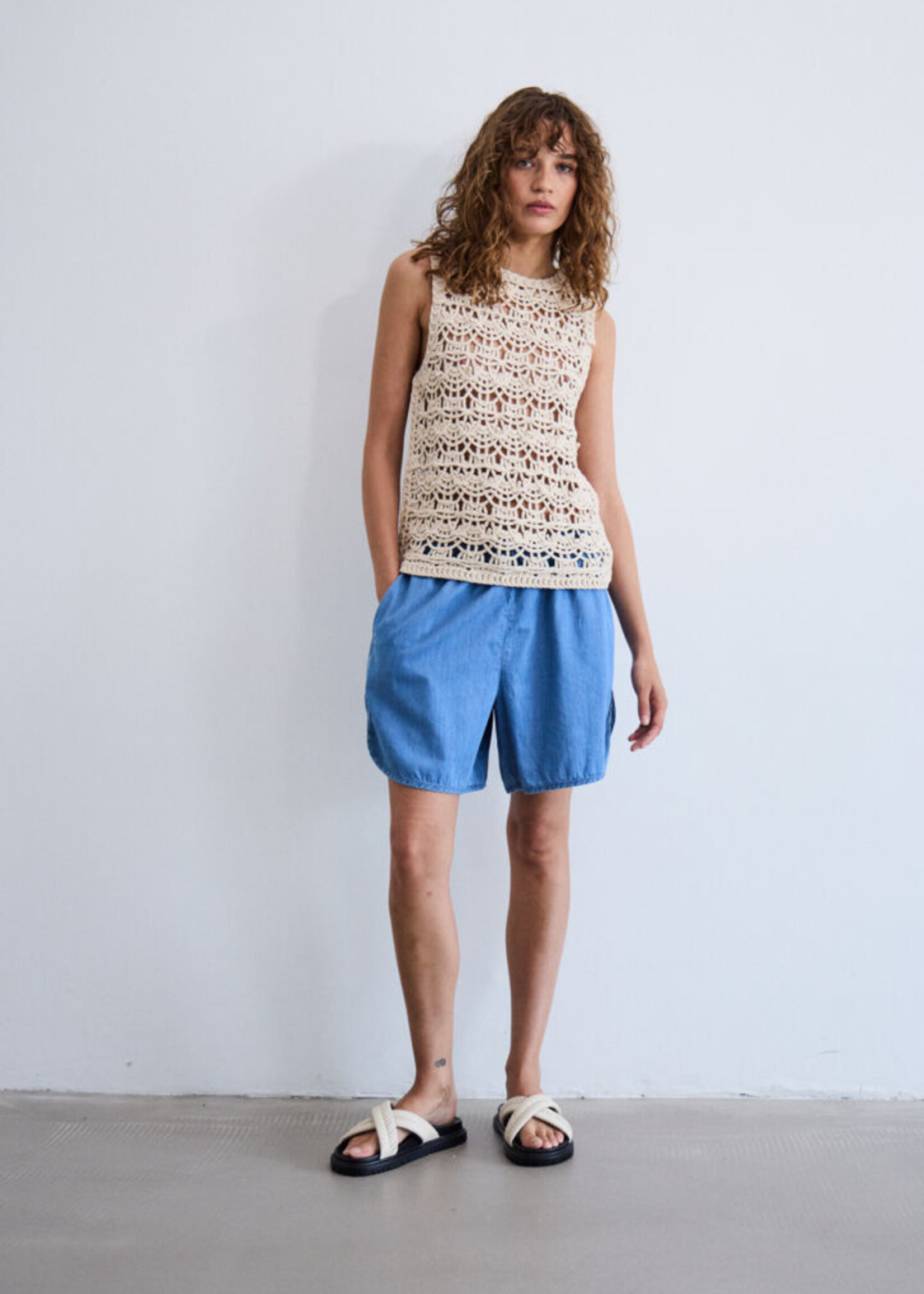 ICHI ICHI Anpers Top - Sandshell