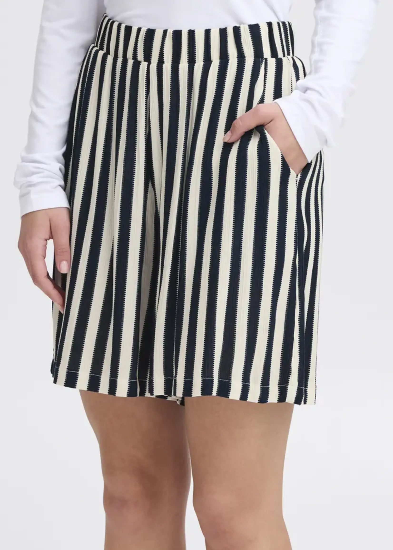 ICHI ICHI Short IHMarrakech - Eclipse Dotted Stripe