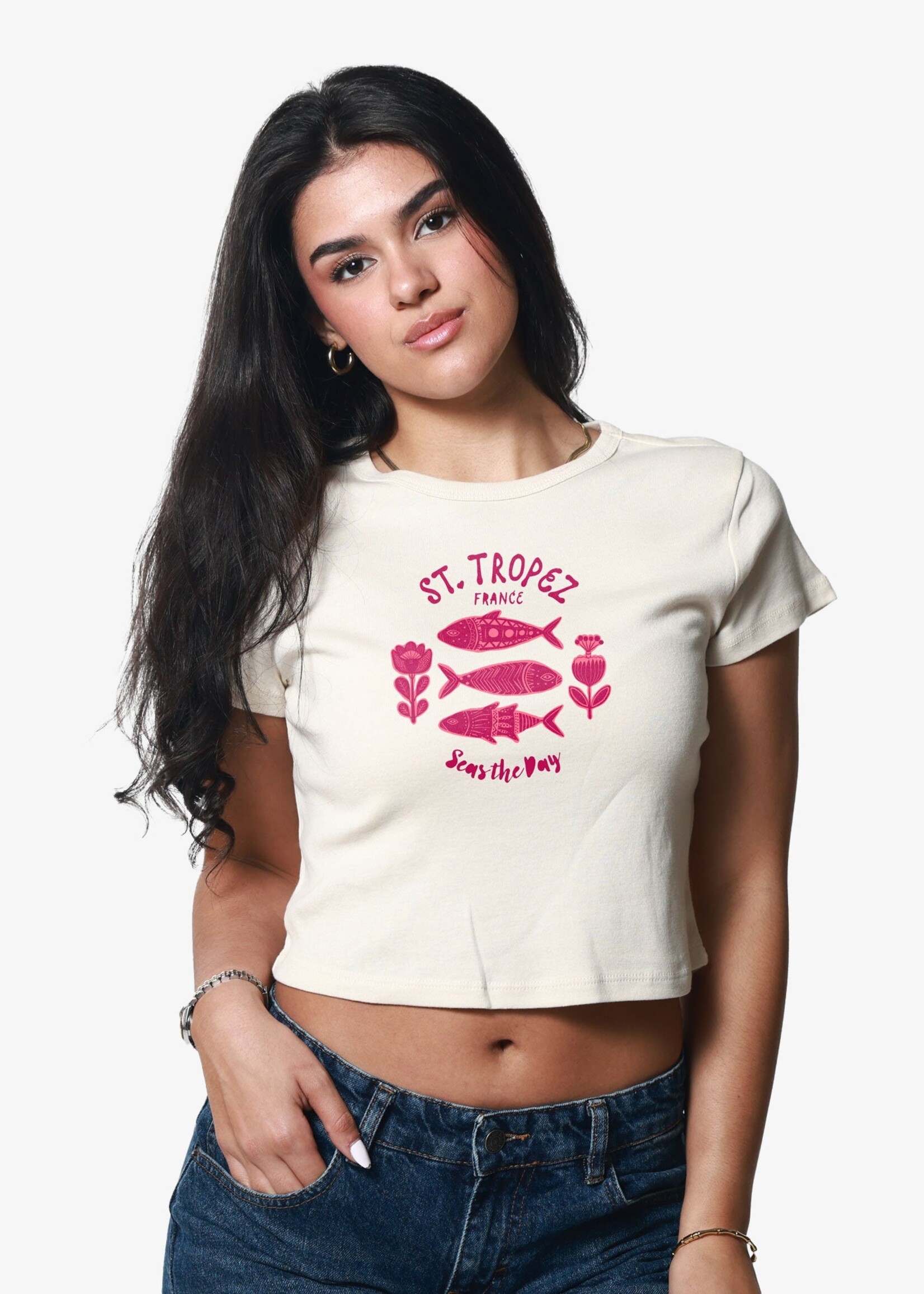 Girl Dangerous Girl Dangerous St.Tropez Tee - Off White
