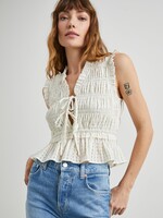 Rails Rails Martine Top - Ivory Seersucker