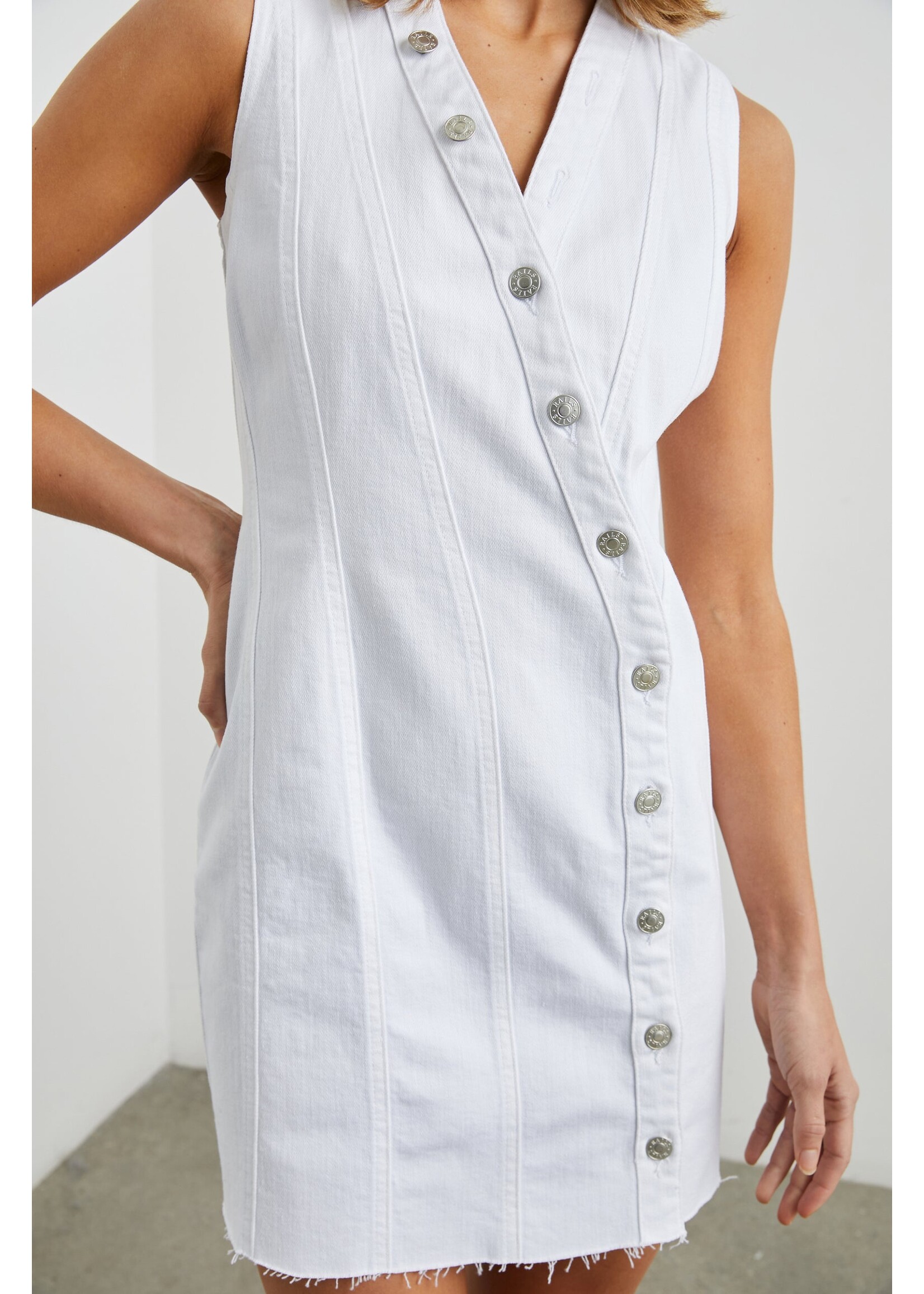 Rails Rails Strand Dress - Salt White