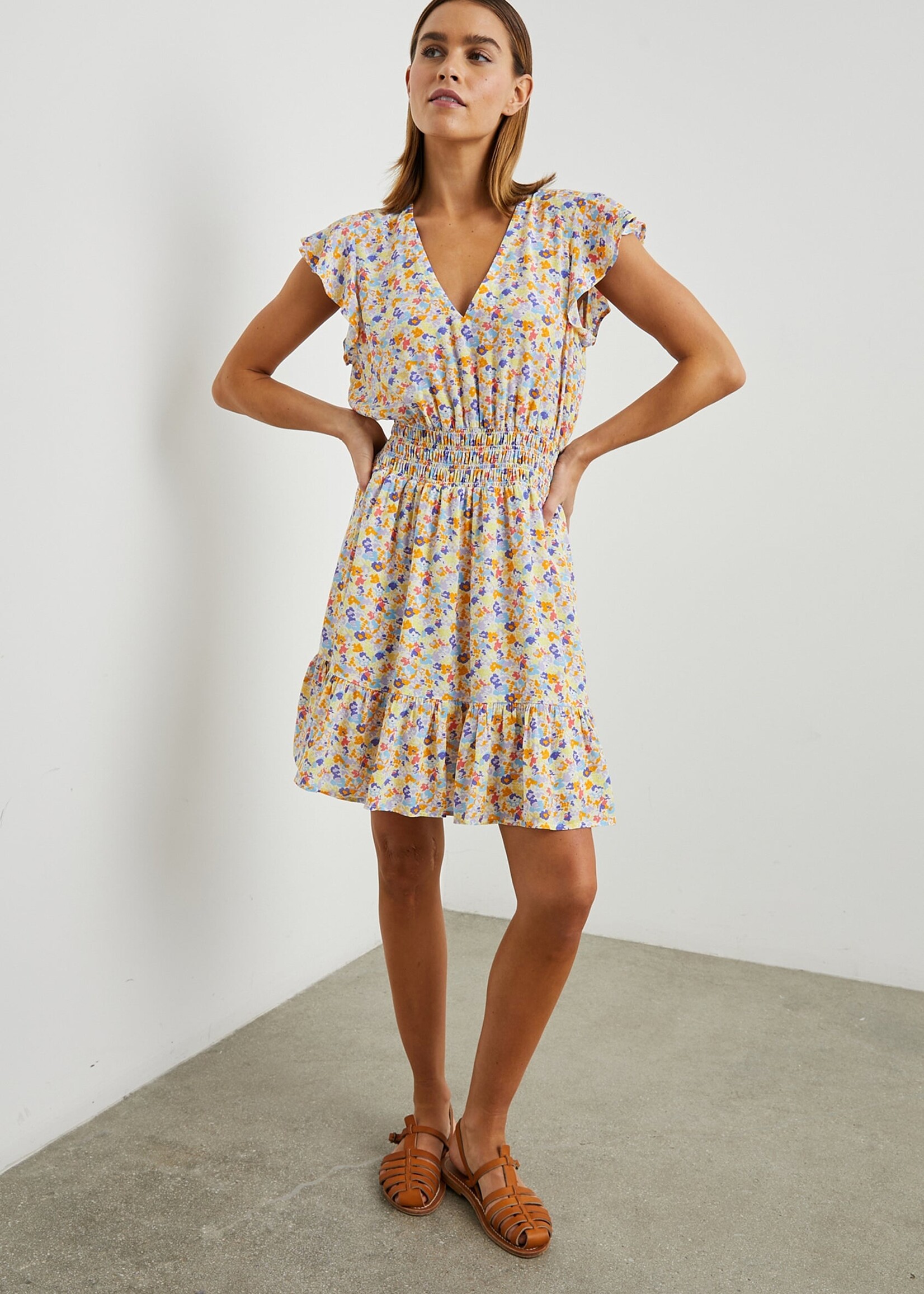 Rails Rails Tara Dress - Papaya Flowers