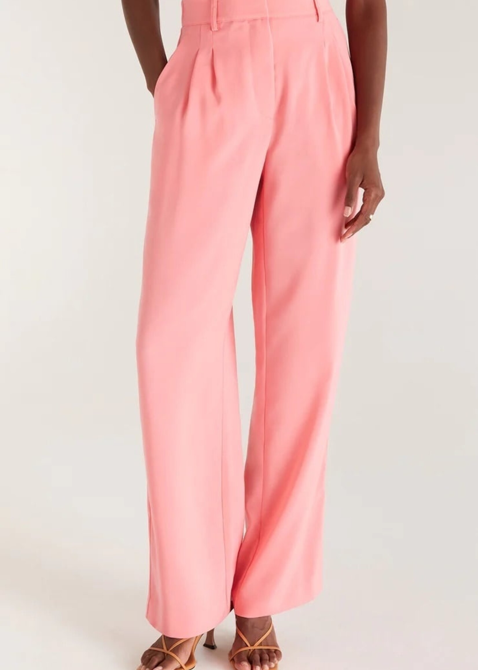 Z-Supply Z-Supply Lucy Twill Pant - Sunkist Coral